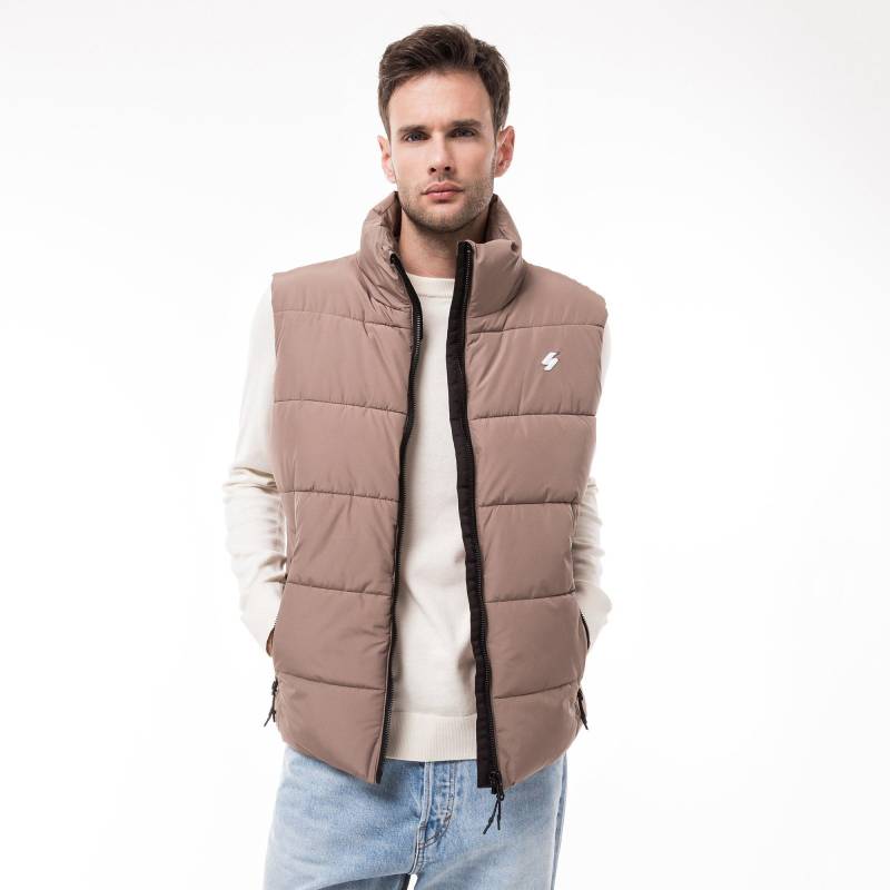 Superdry - Gilet, für Herren, Braun, Größe XL von Superdry