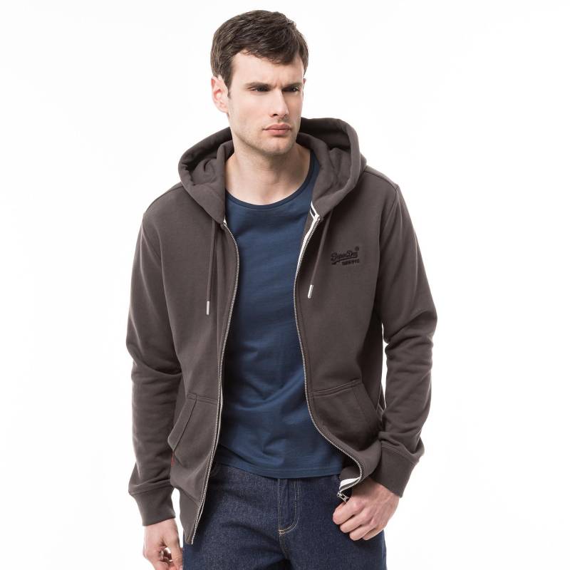 Hoodie Herren Black L von Superdry