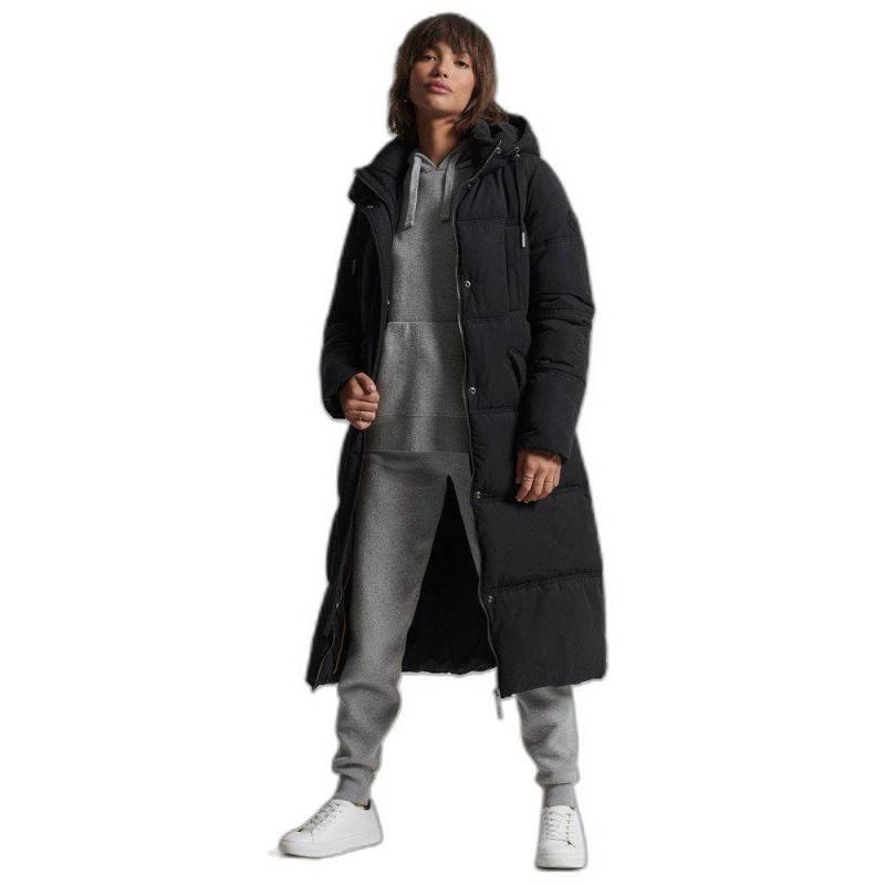 Lange Daunenjacke Aus Mikrofaser, Damen Damen  38 von Superdry