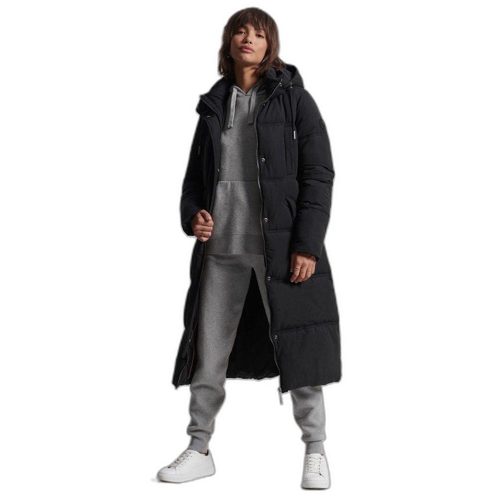 Lange Daunenjacke Aus Mikrofaser, Damen Damen  44 von Superdry