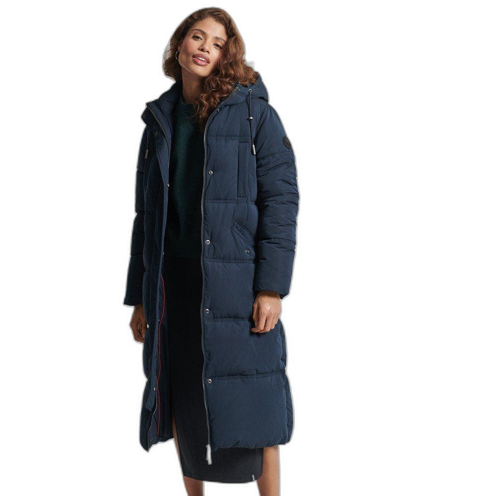 Langer Daunenparka Aus Mikrofaser, Damen Damen  38 von Superdry