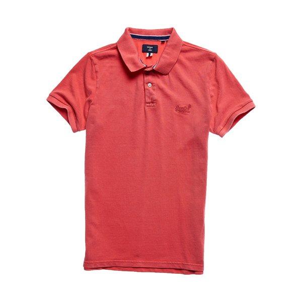 Superdry - Poloshirt, kurzarm, für Herren, Pink, Größe M von Superdry