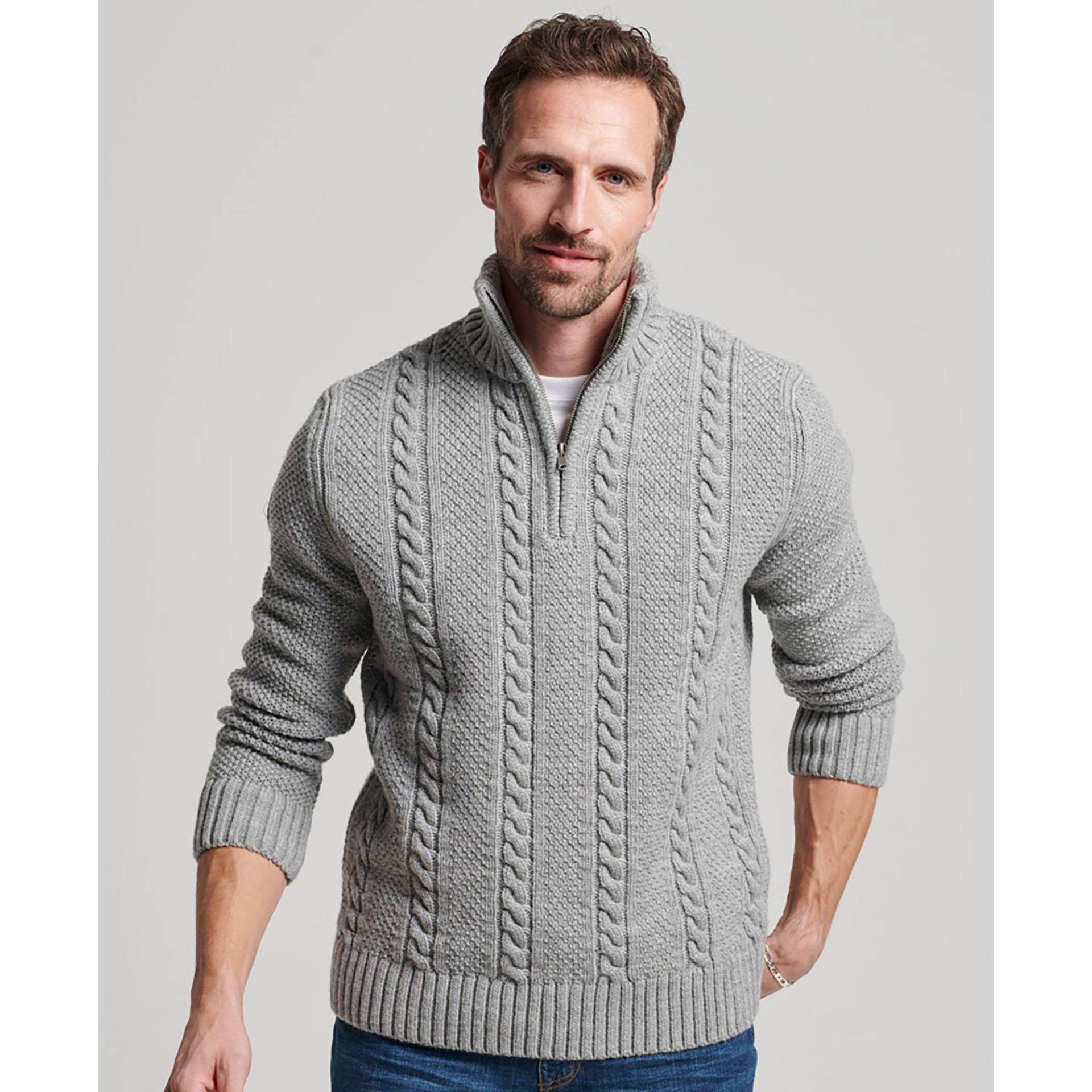 Pullover Herren Grau M von Superdry