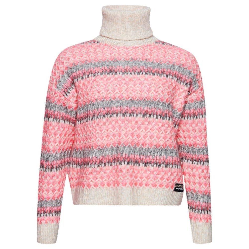 Superdry - pullover mit rundhalauchnitt uperdry cable, für Damen, Größe S von Superdry