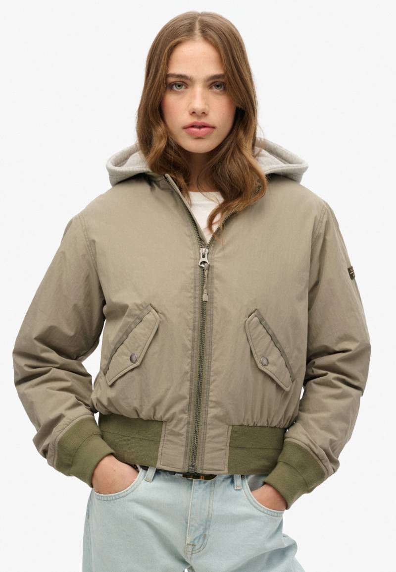 Superdry Bomberjacke »HOODED MA1 BOMBER JACKET«, mit Kapuze von Superdry