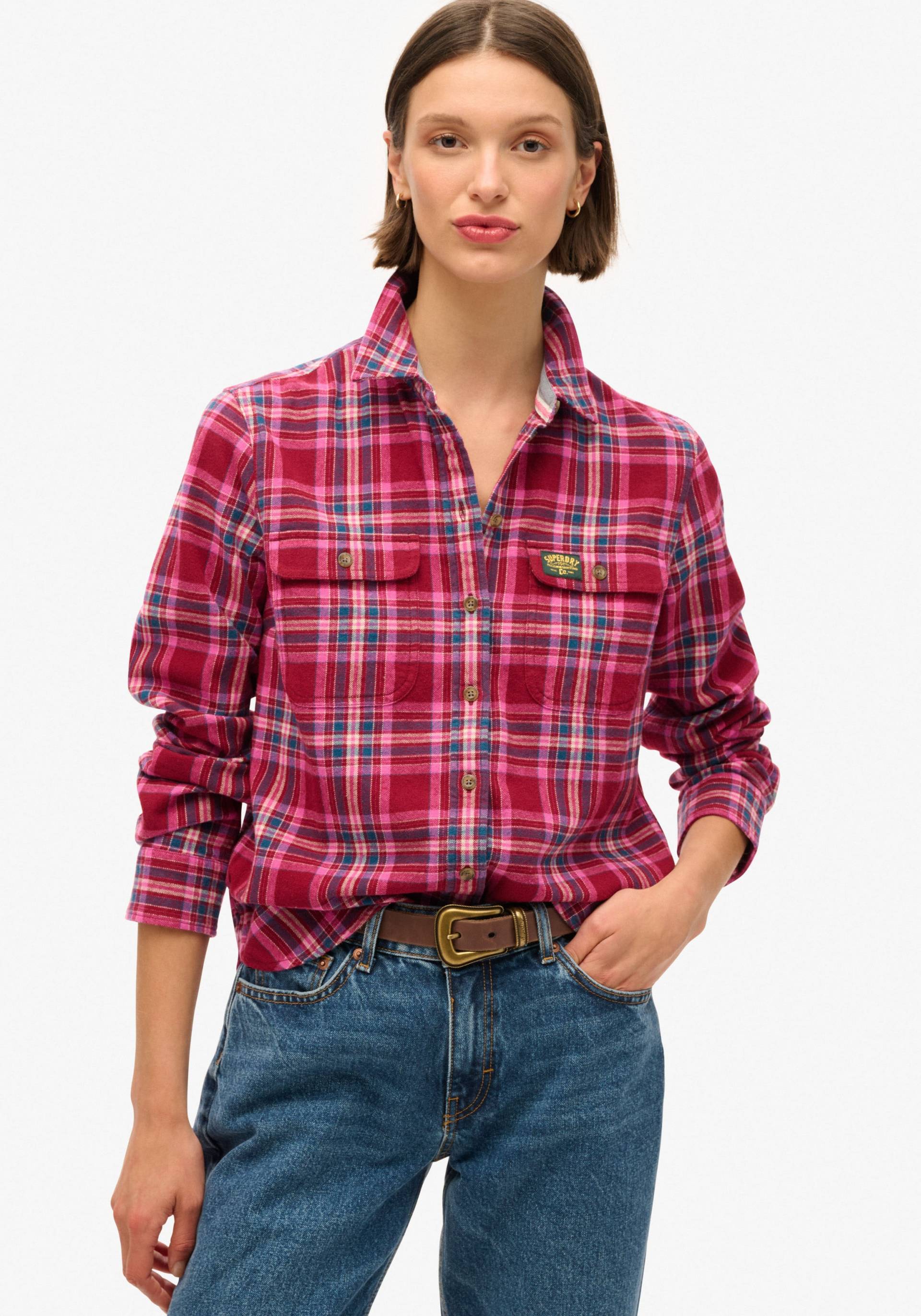 Superdry Flanellbluse »LUMBERJACK CHECK FLANNEL SHIRT« von Superdry