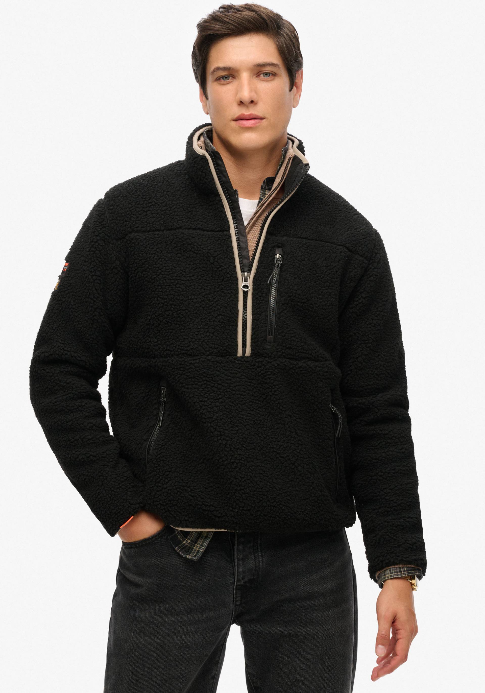 Superdry Fleecepullover »OUTDOOR FLEECE HALF ZIP« von Superdry