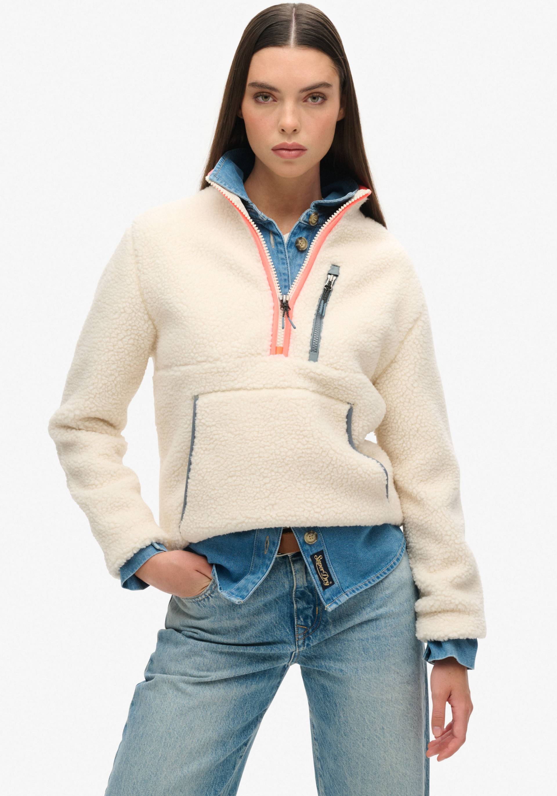 Superdry Fleecepullover »OUTDOOR HALF ZIP FLEECE« Superdry Fleecepullover »OUTDOOR HALF ZIP FLEECE« von Superdry
