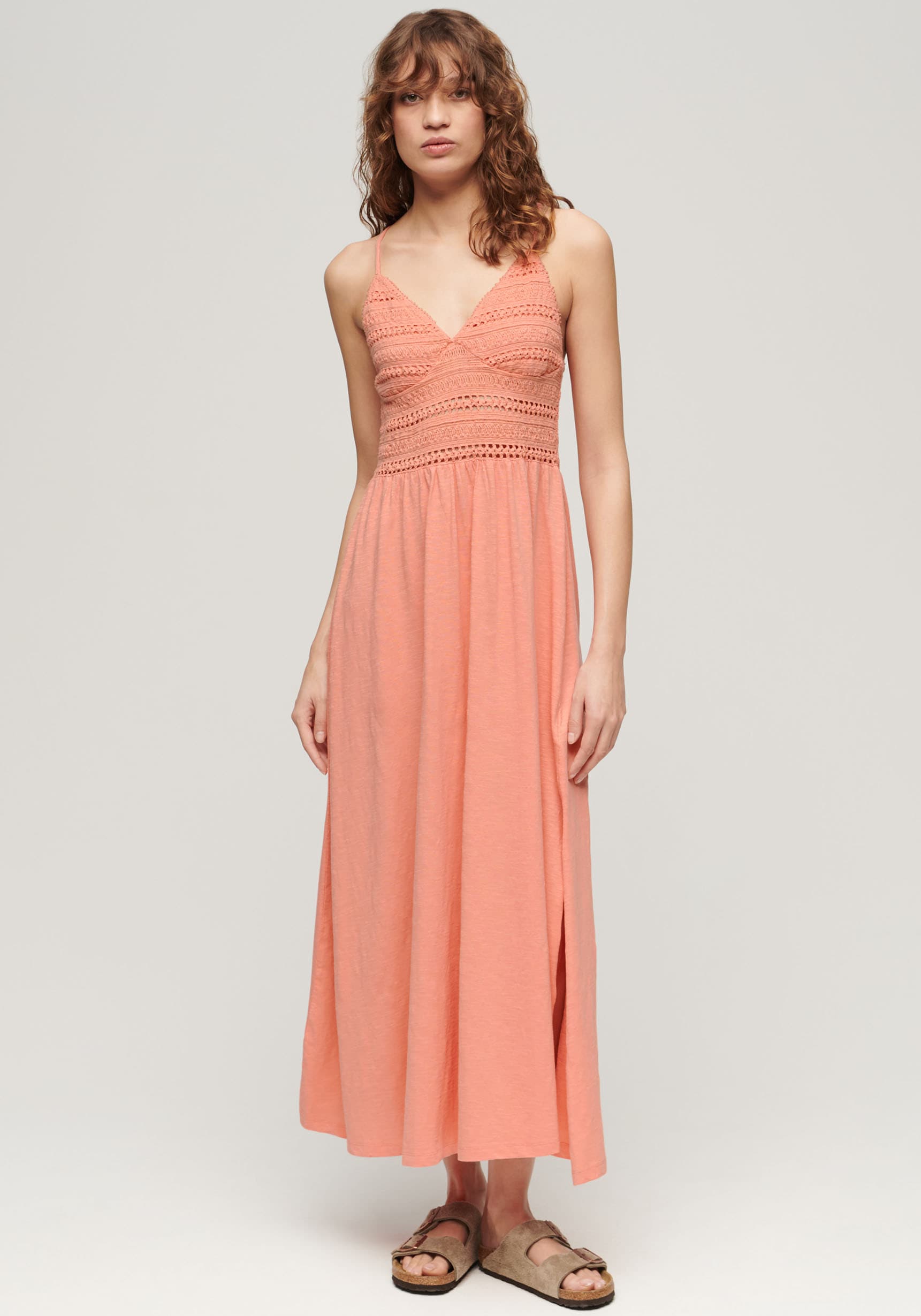 Superdry Jerseykleid »JERSEY LACE MAXI DRESS« von Superdry