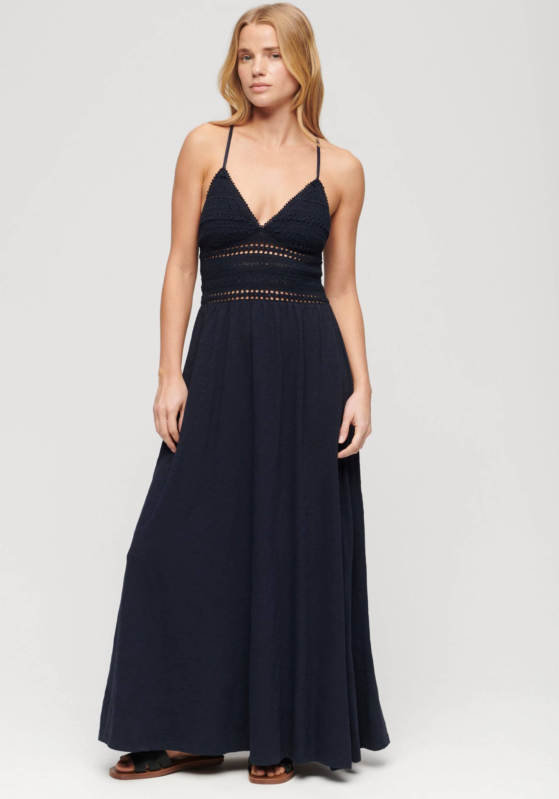 Superdry Jerseykleid »JERSEY LACE MAXI DRESS« von Superdry