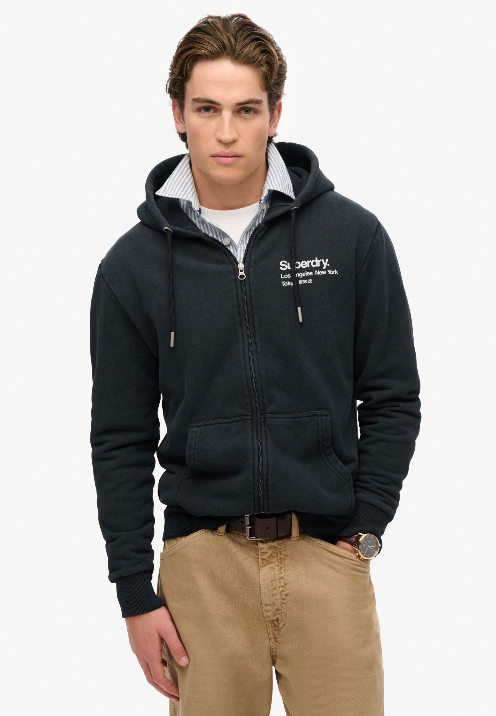 Superdry Kapuzensweatjacke »CORE LOGO CITY ZIPHOOD« von Superdry