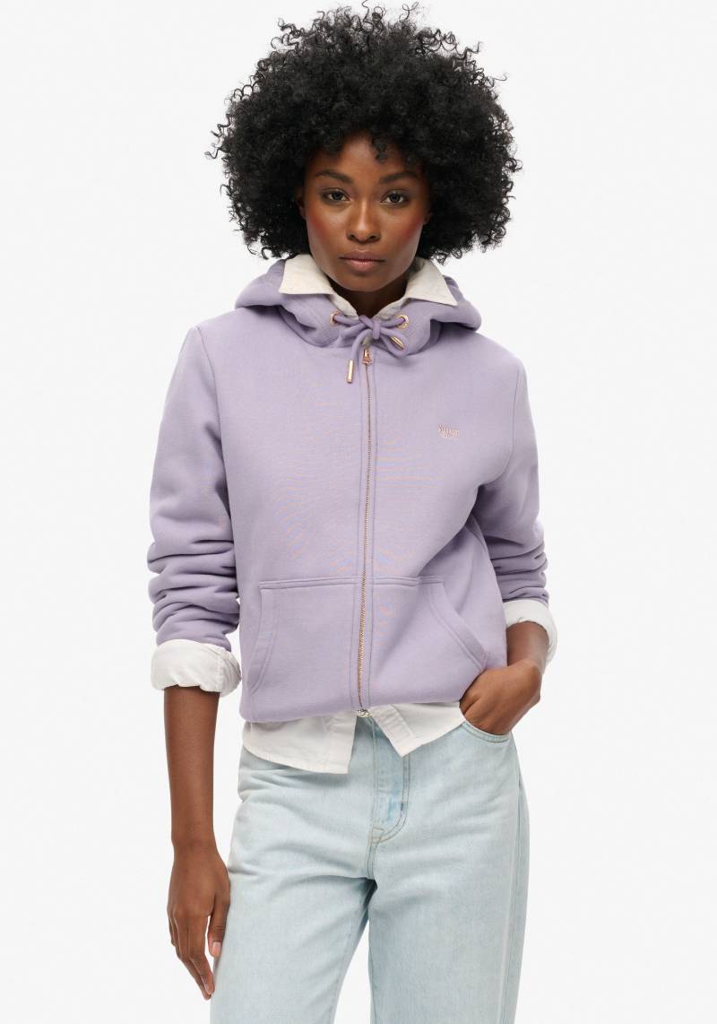 Superdry Kapuzensweatjacke »ESSENTIAL BORG LINED ZIP HOOD« von Superdry