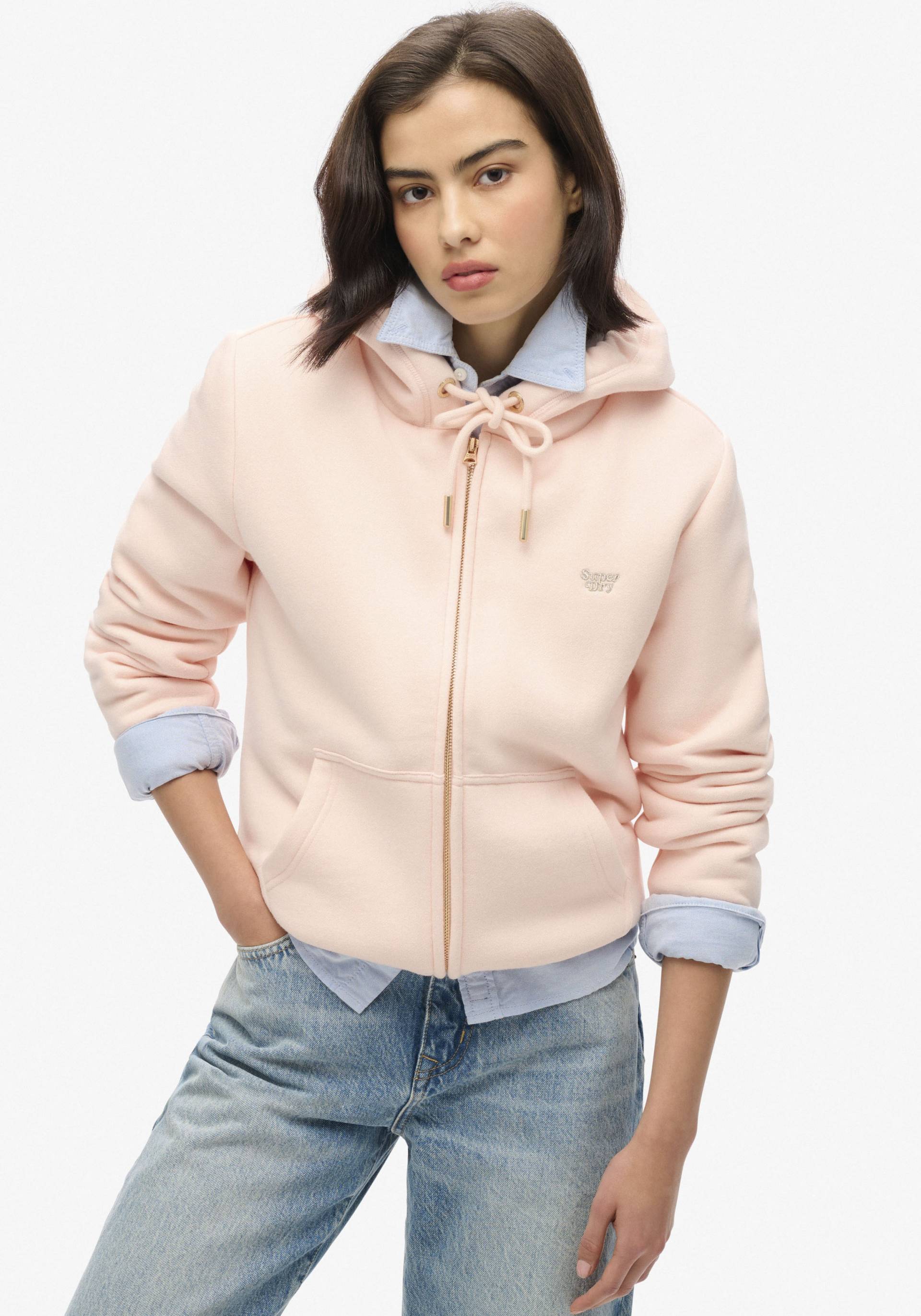Superdry Kapuzensweatjacke »ESSENTIAL BORG LINED ZIP HOOD« Superdry Kapuzensweatjacke »ESSENTIAL BORG LINED ZIP HOOD« von Superdry