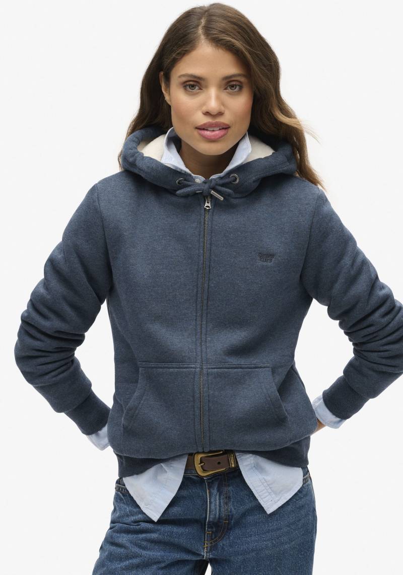 Superdry Kapuzensweatjacke »ESSENTIAL BORG LINED ZIP HOOD« von Superdry