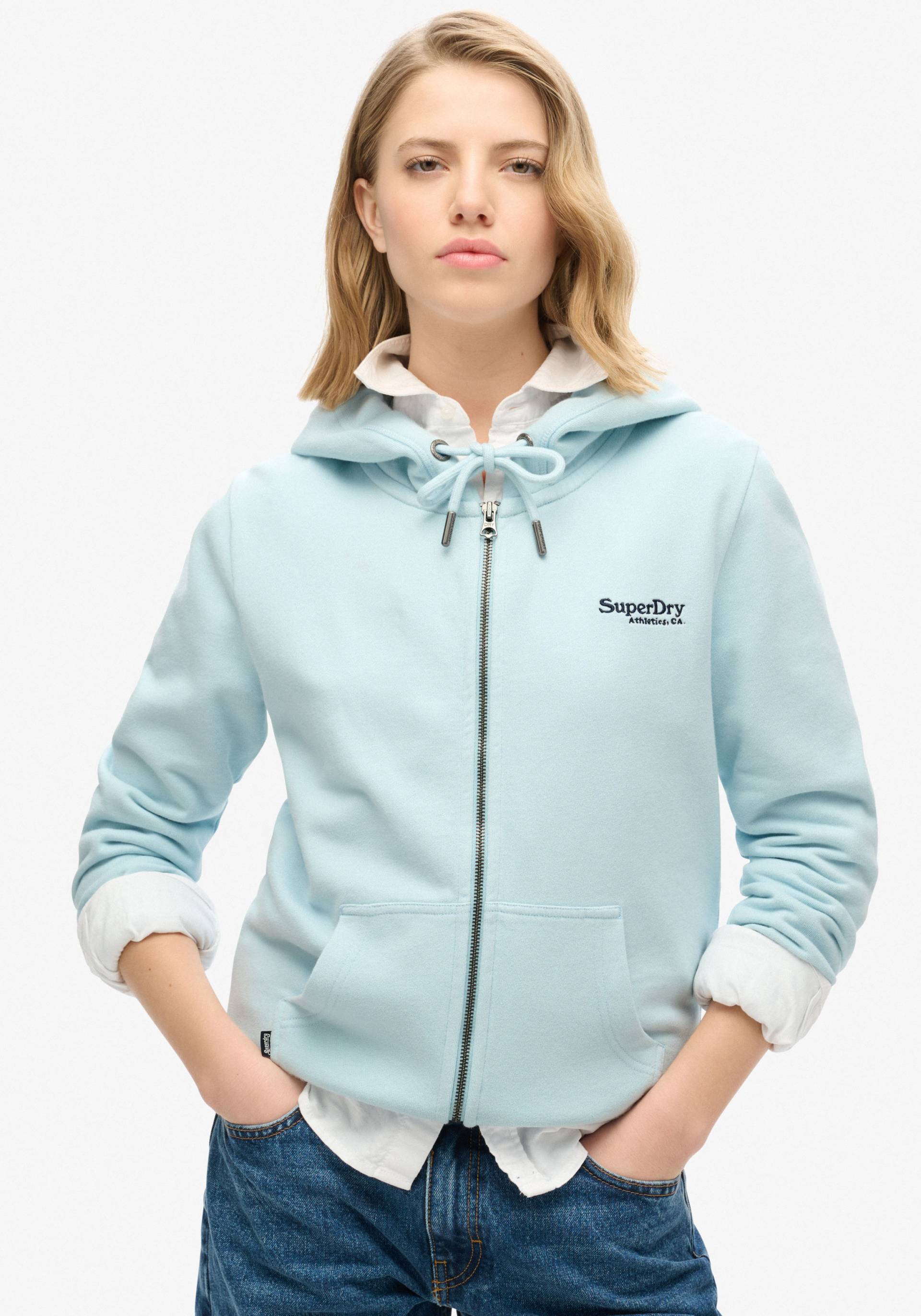 Superdry Kapuzensweatjacke »ESSENTIAL LOGO ZIP HOODIE HB« Superdry Kapuzensweatjacke »ESSENTIAL LOGO ZIP HOODIE HB« von Superdry