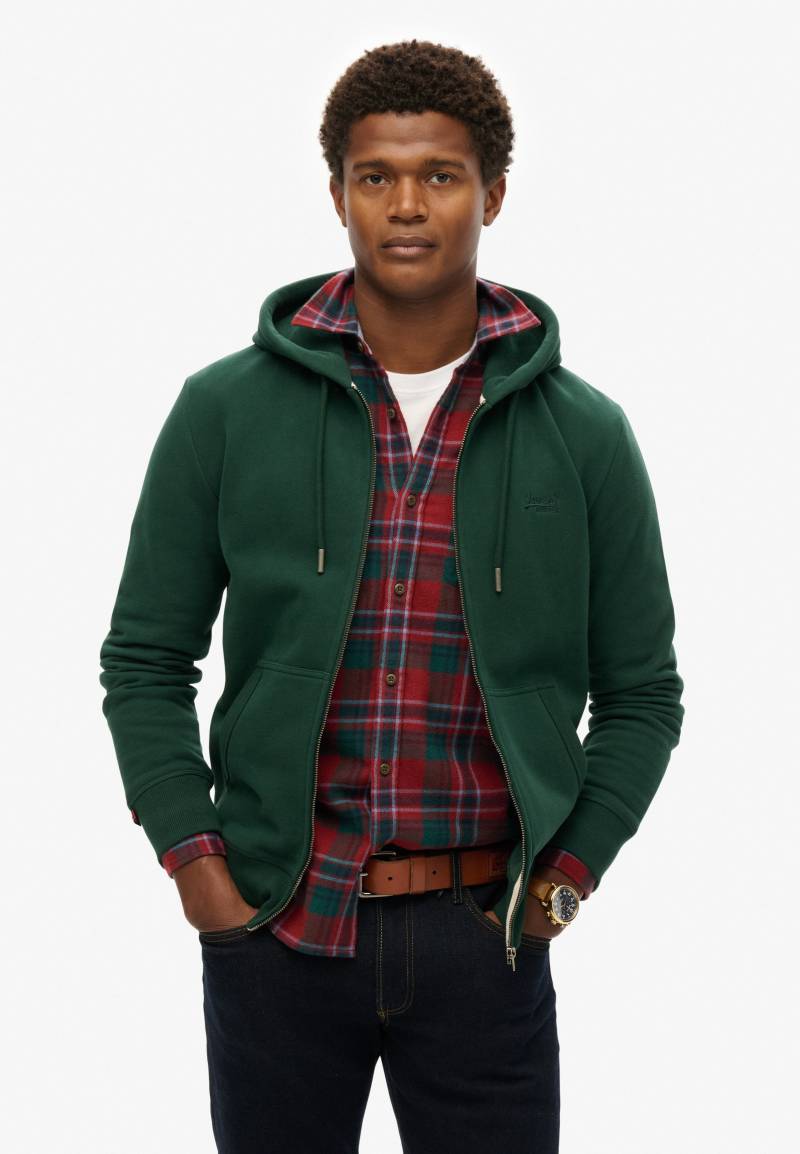 Superdry Kapuzensweatjacke »ESSENTIAL LOGO ZIP HOODIE HB« von Superdry