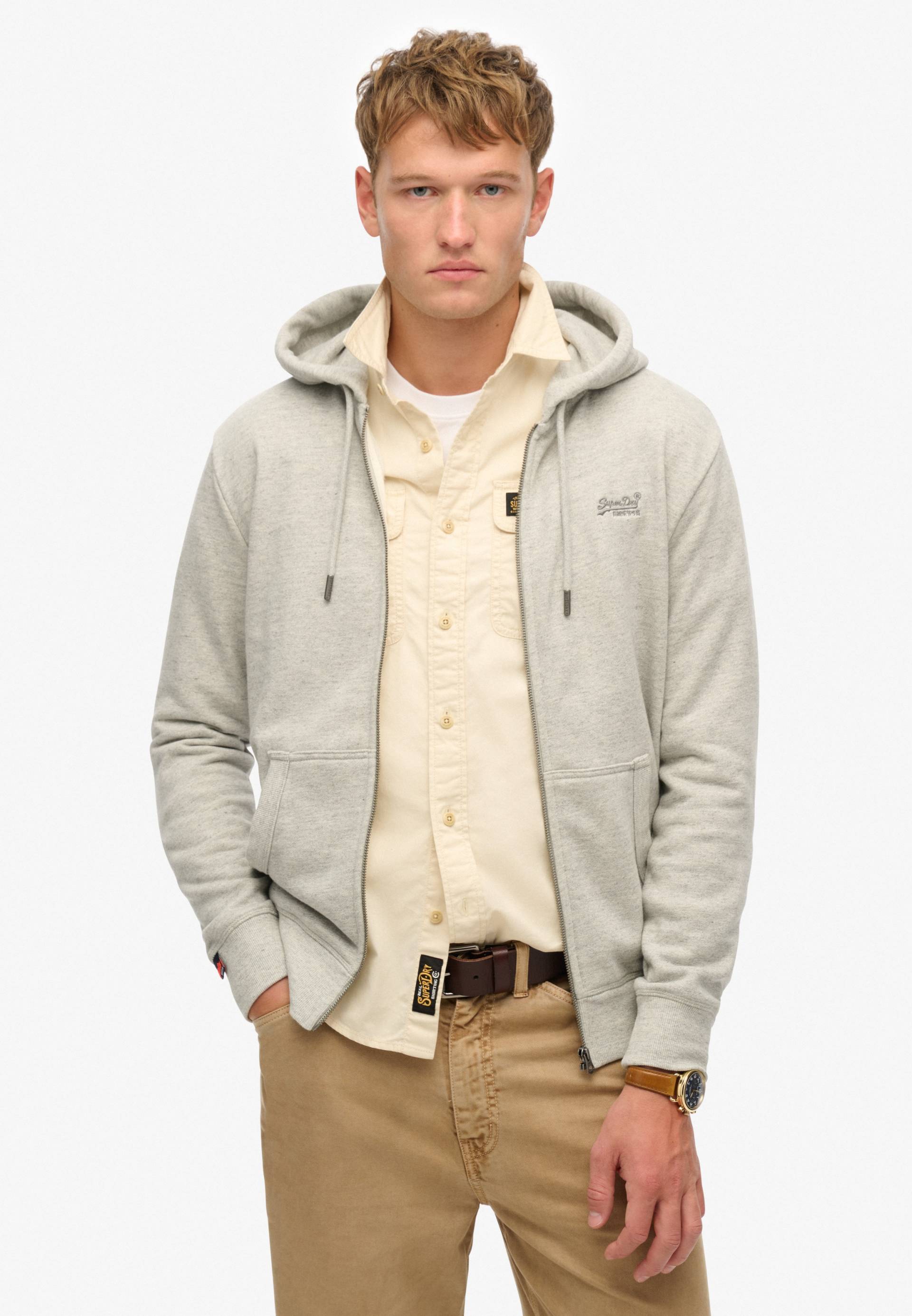 Superdry Kapuzensweatjacke »ESSENTIAL LOGO ZIP HOODIE HB« von Superdry