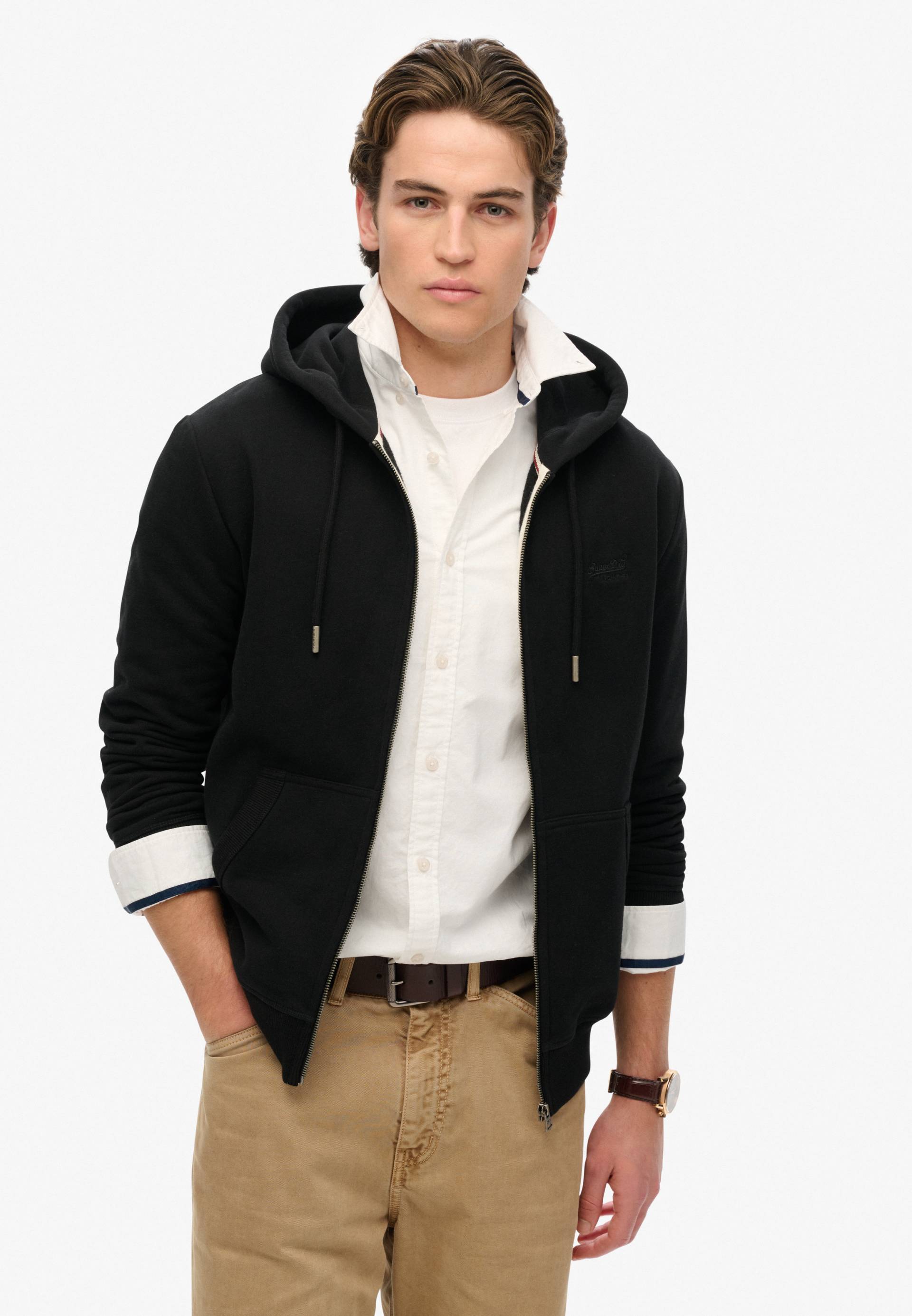 Superdry Kapuzensweatjacke »ESSENTIAL LOGO ZIP HOODIE HB« von Superdry