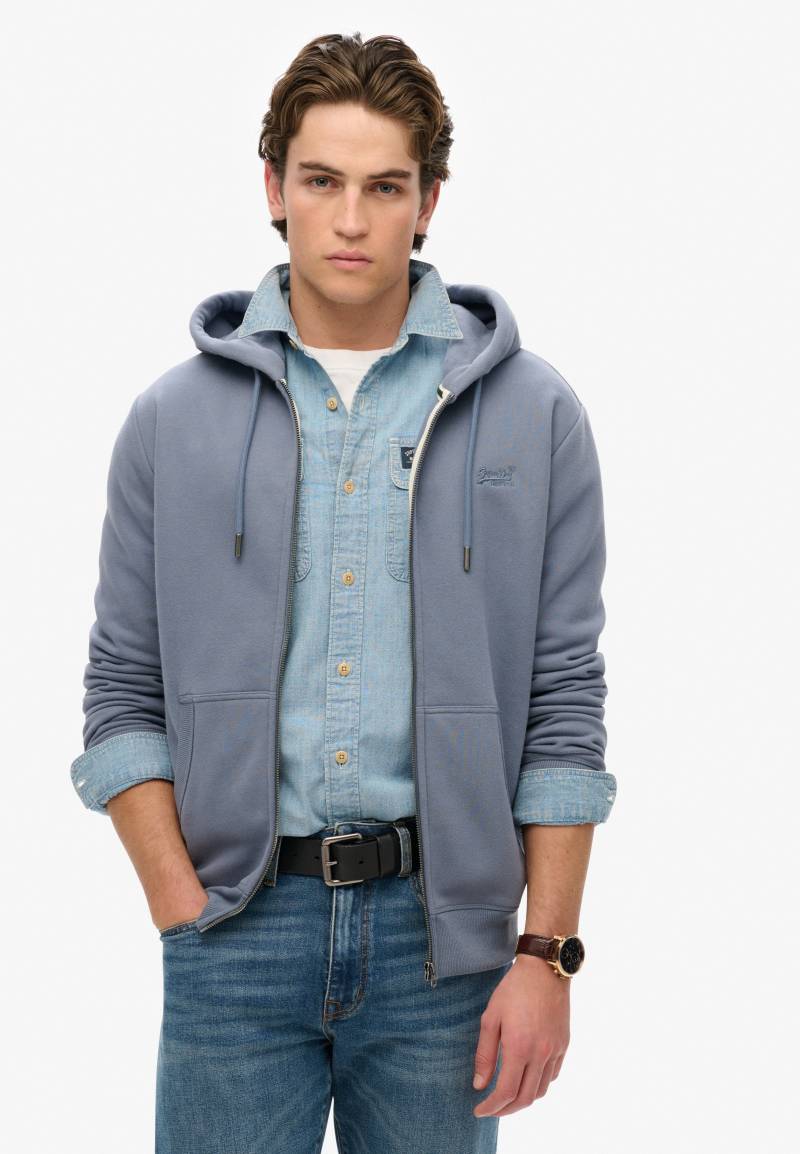 Superdry Kapuzensweatjacke »ESSENTIAL LOGO ZIP HOODIE HB« von Superdry
