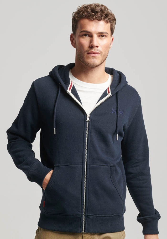 Superdry Kapuzensweatjacke »ESSENTIAL LOGO ZIP HOODIE« von Superdry