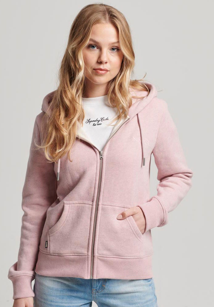 Superdry Kapuzensweatjacke »ESSENTIAL LOGO ZIP HOODIE«, mit Logostickerei von Superdry