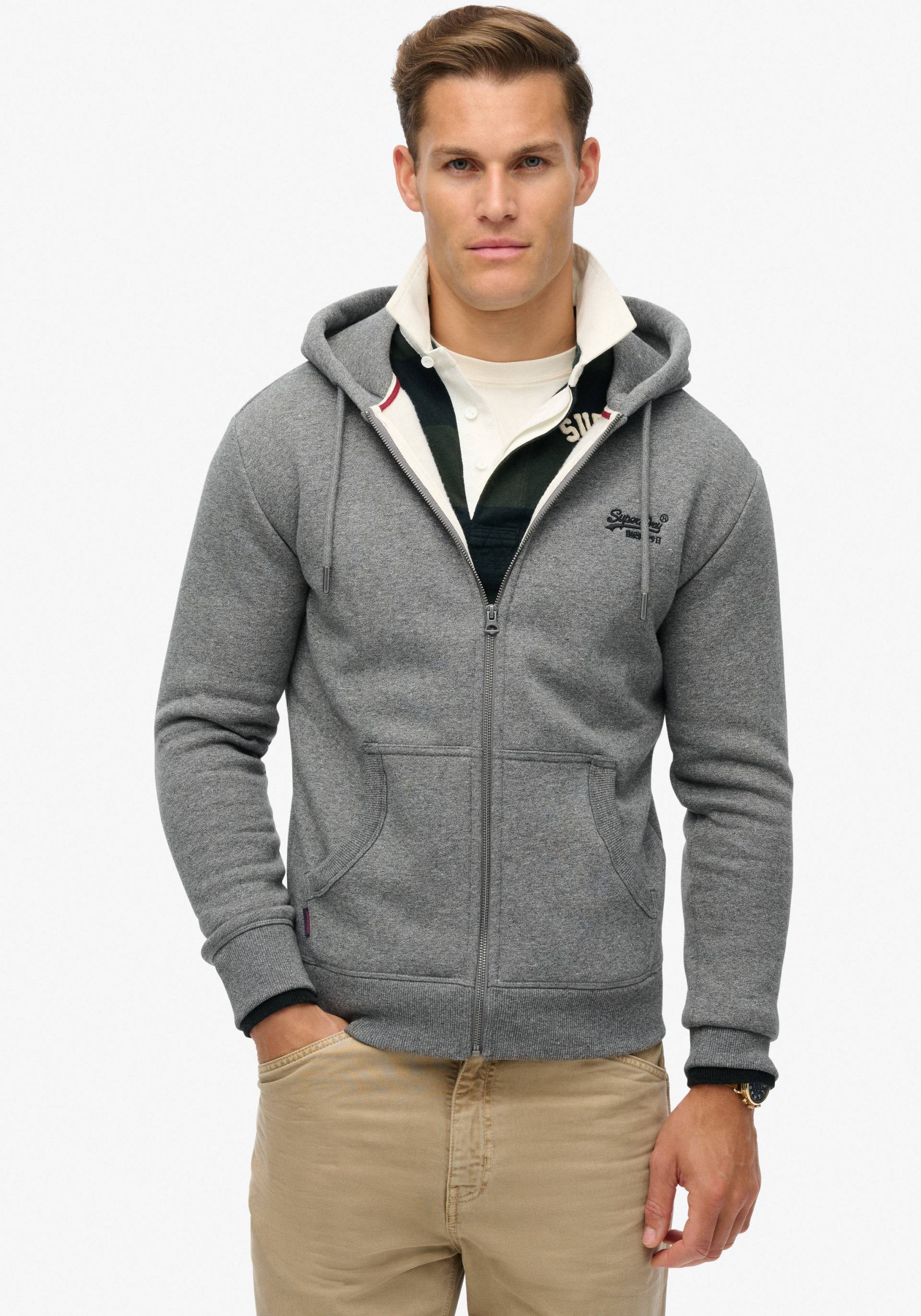 Superdry Kapuzensweatjacke »ESSENTIAL LOGO ZIP HOODIE« von Superdry