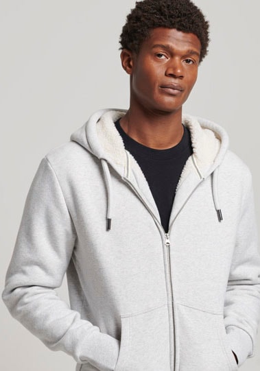 Superdry Kapuzensweatjacke »SD-BORG LINED ZIP HOOD« von Superdry