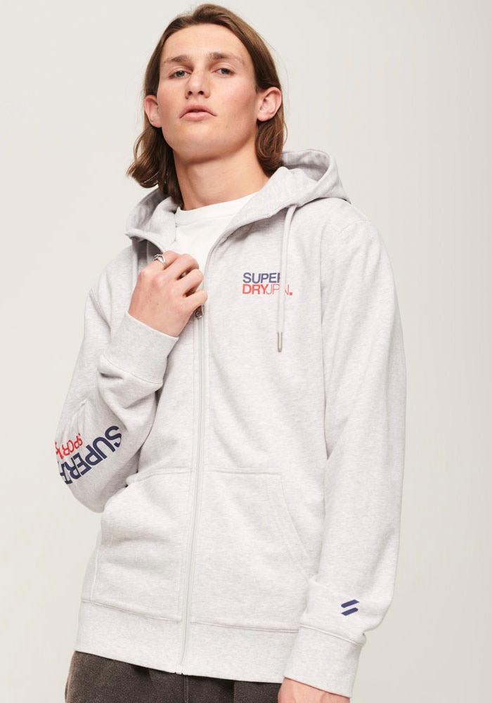 Superdry Kapuzensweatjacke »SPORTSWEAR LOGO LOOSE ZIP HOOD« von Superdry