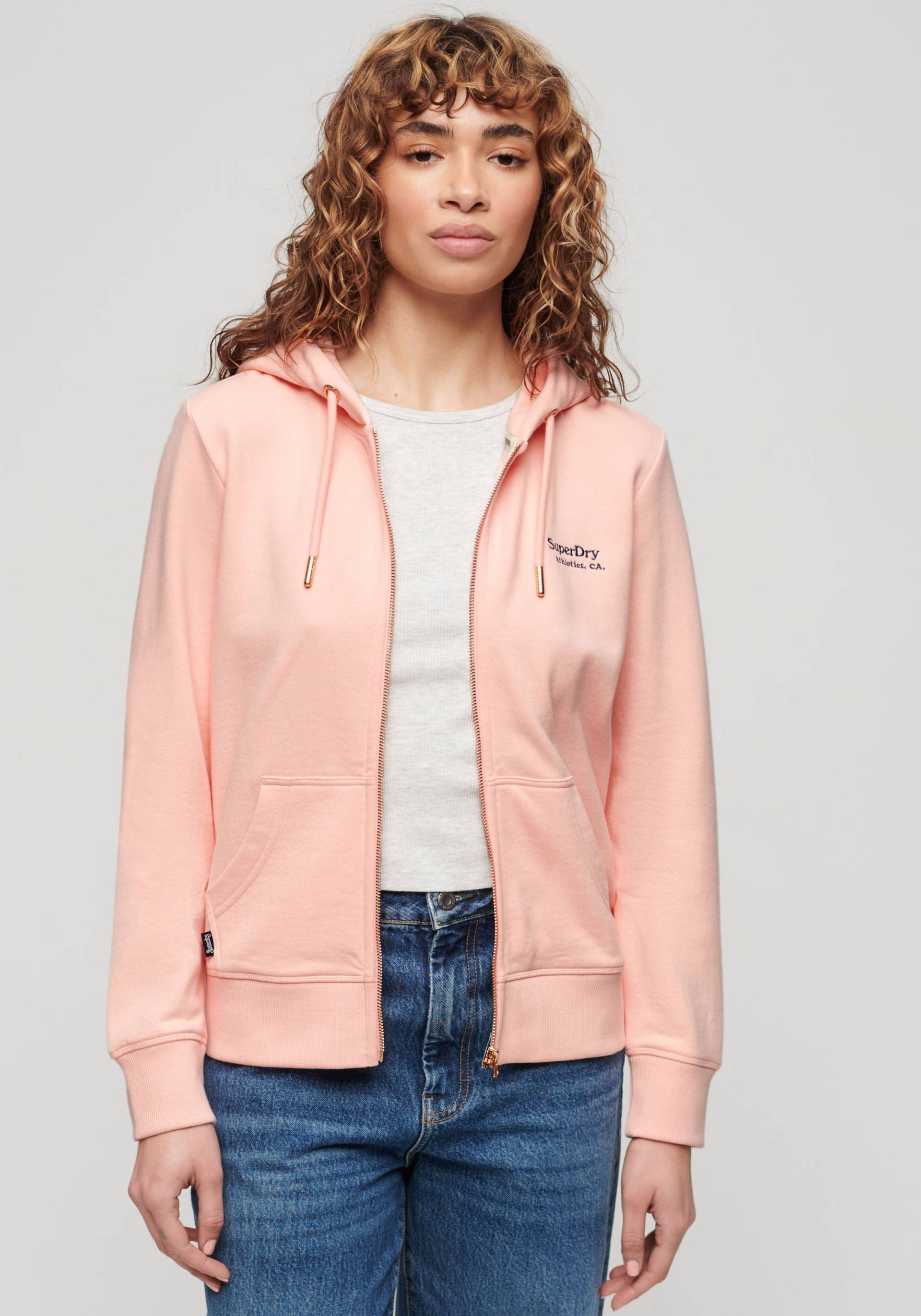 Superdry Kapuzensweatjacke »SU-ESSENTIAL LOGO ZIPHOOD UB« von Superdry