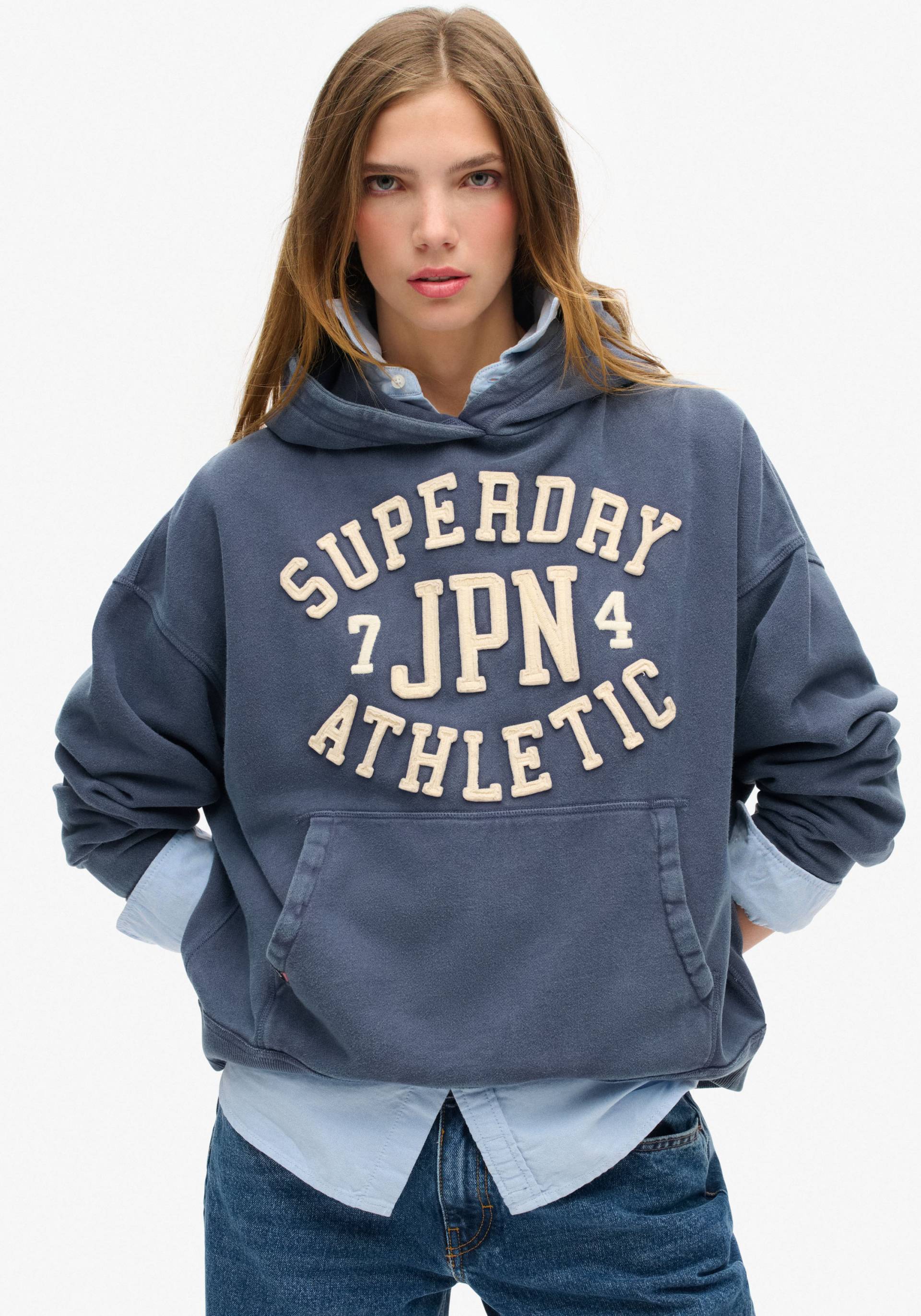 Superdry Kapuzensweatshirt »ATHLETIC APPLIQ OVERSIZE HOOD« von Superdry