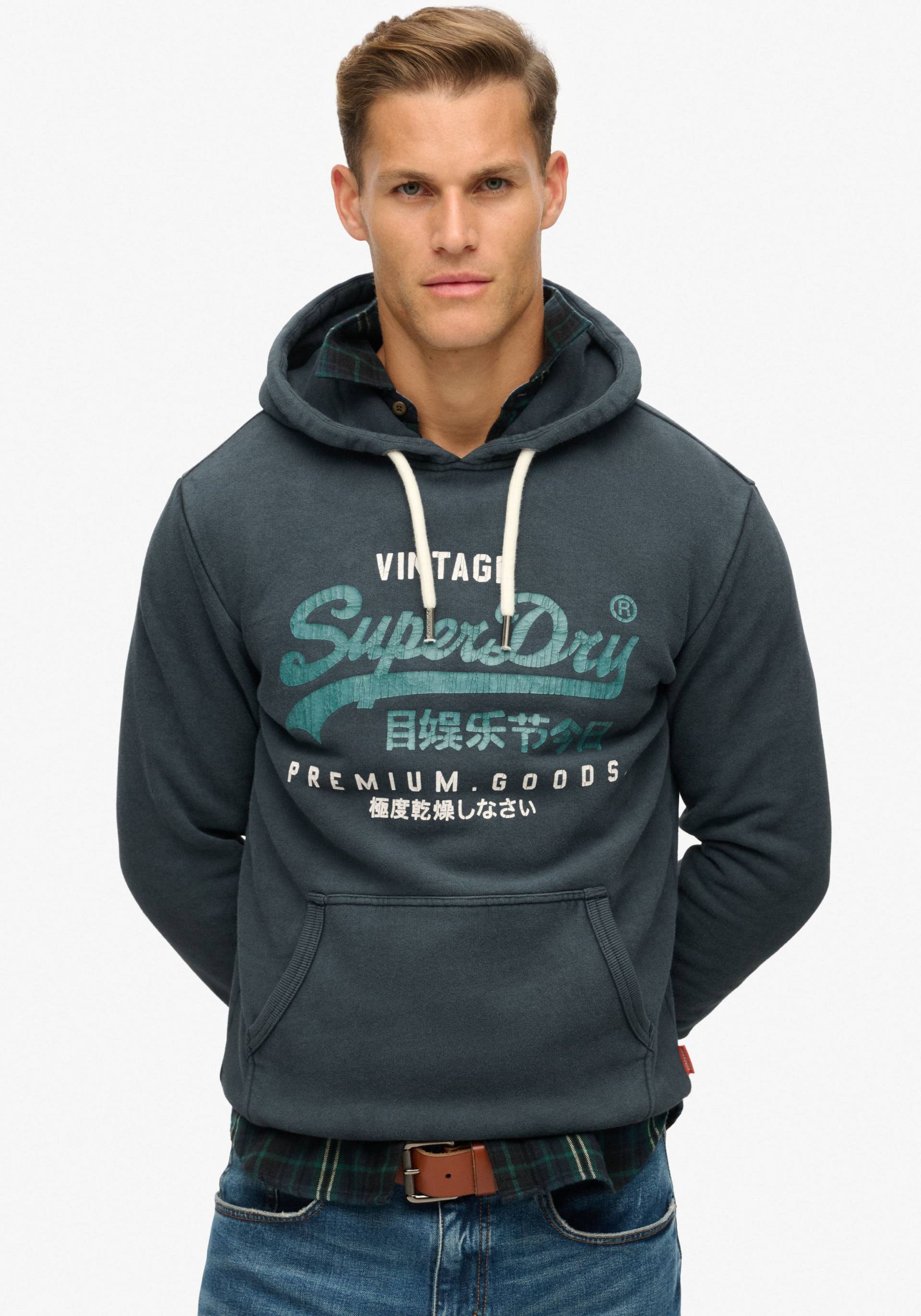 Superdry Kapuzensweatshirt »DUO VINTAGE LOGO HOODIE« von Superdry