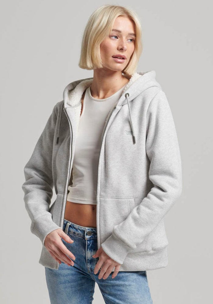 Superdry Kapuzensweatshirt »ESSENTIAL BORG LINED ZIPHOOD« von Superdry