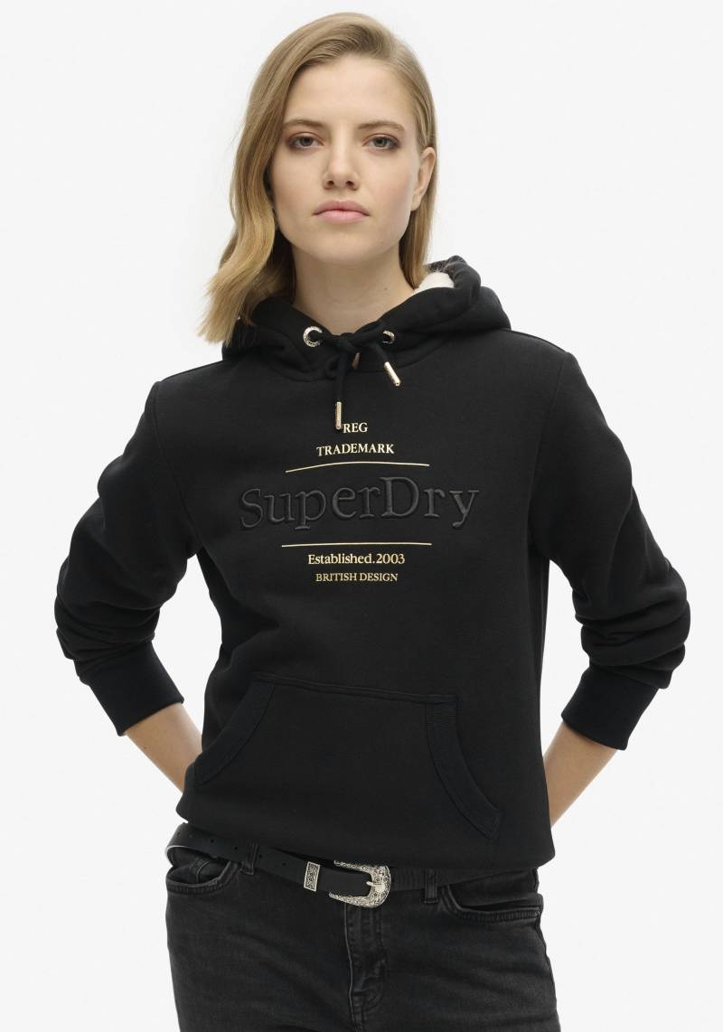 Superdry Kapuzensweatshirt »Luxe Metallic Logo Hoodie« von Superdry