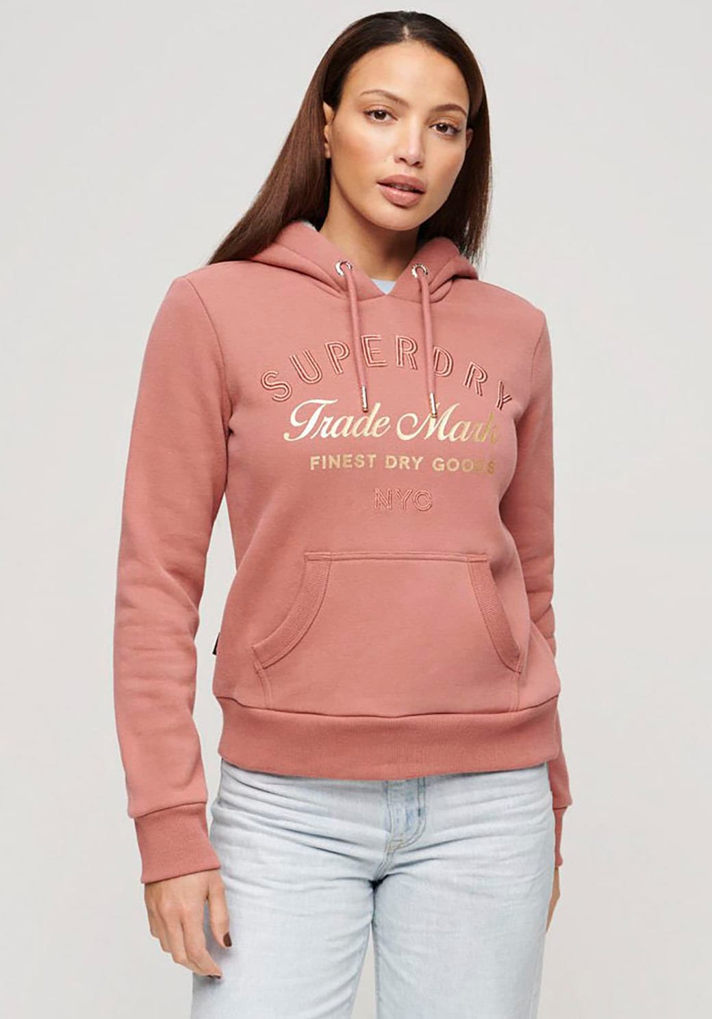 Superdry Kapuzensweatshirt »Luxe Metallic Logo Hoodie« von Superdry