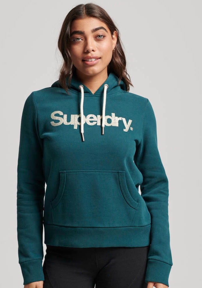 Superdry Kapuzensweatshirt »METALLIC CORE LOGO HOODIE« von Superdry