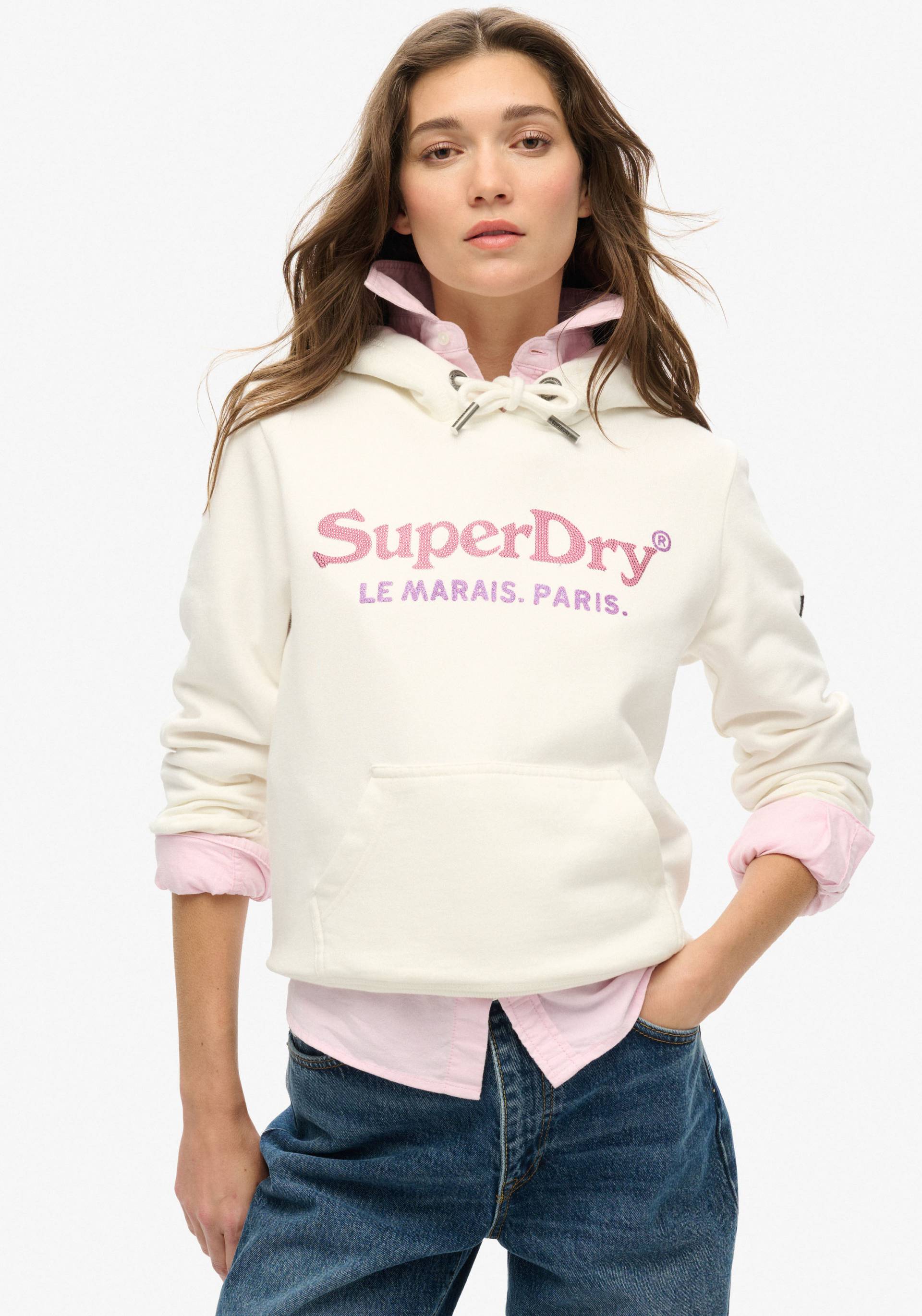 Superdry Kapuzensweatshirt »METALLIC VENUE HOODIE« Superdry Kapuzensweatshirt »METALLIC VENUE HOODIE« von Superdry