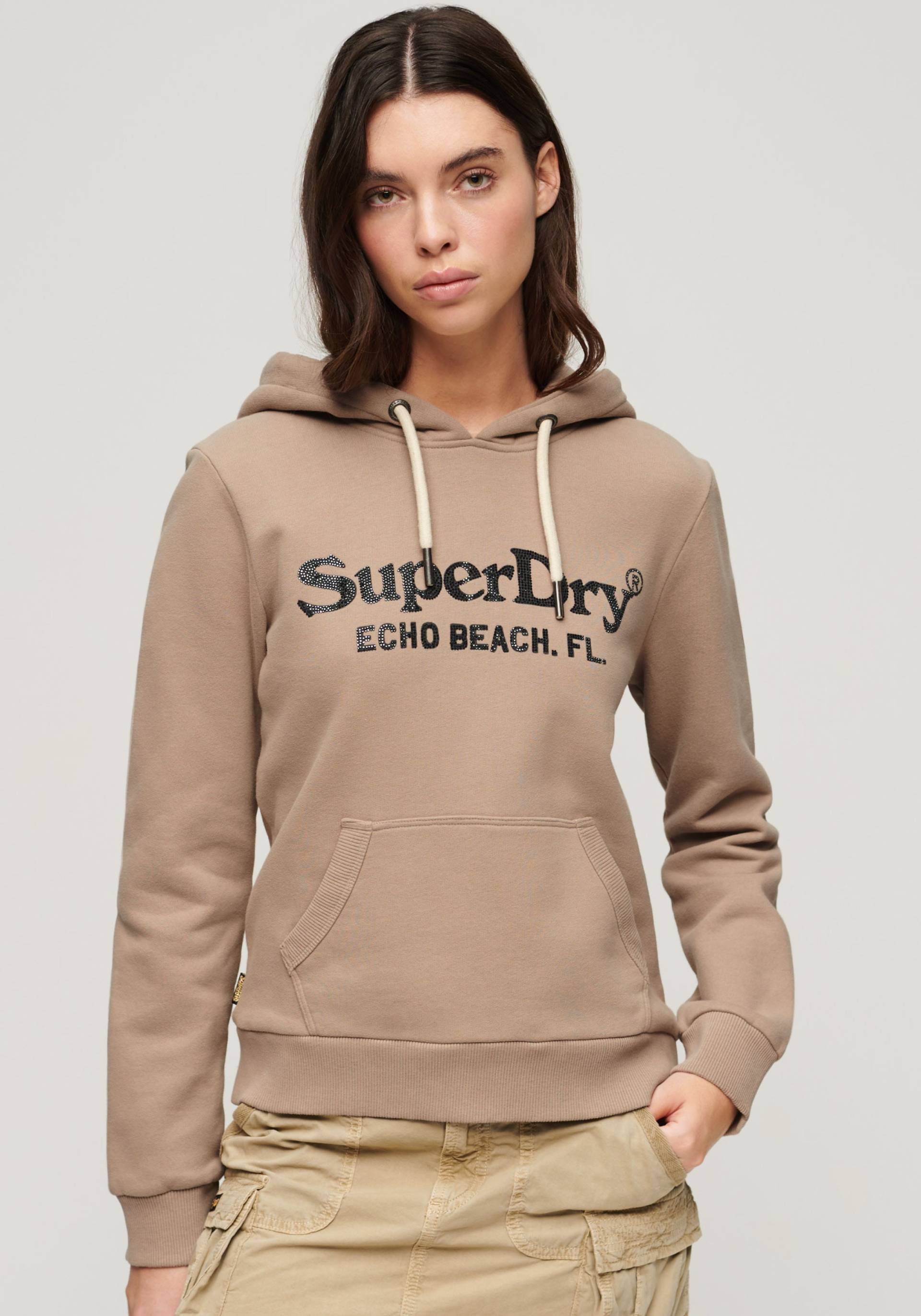 Superdry Kapuzensweatshirt »METALLIC VENUE LOGO HOODIE« von Superdry