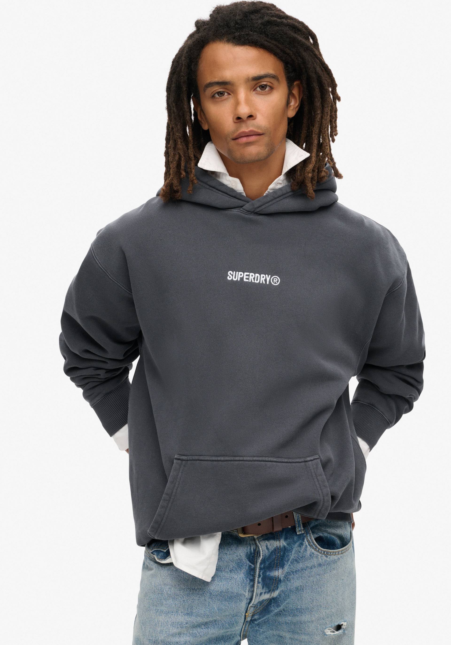 Superdry Kapuzensweatshirt »MICRO LOGO GRAPHIC LOOSE HOOD« von Superdry