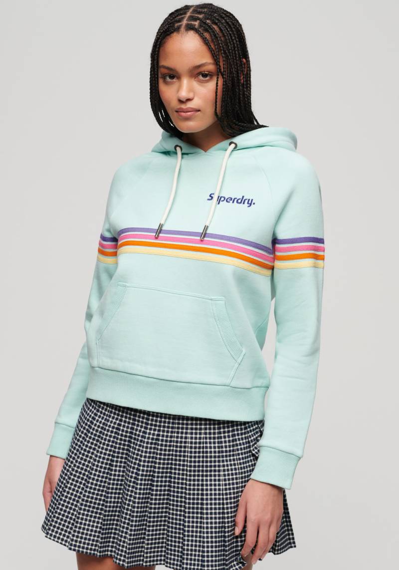 Superdry Kapuzensweatshirt »RAINBOW STRIPE LOGO HOODIE« von Superdry