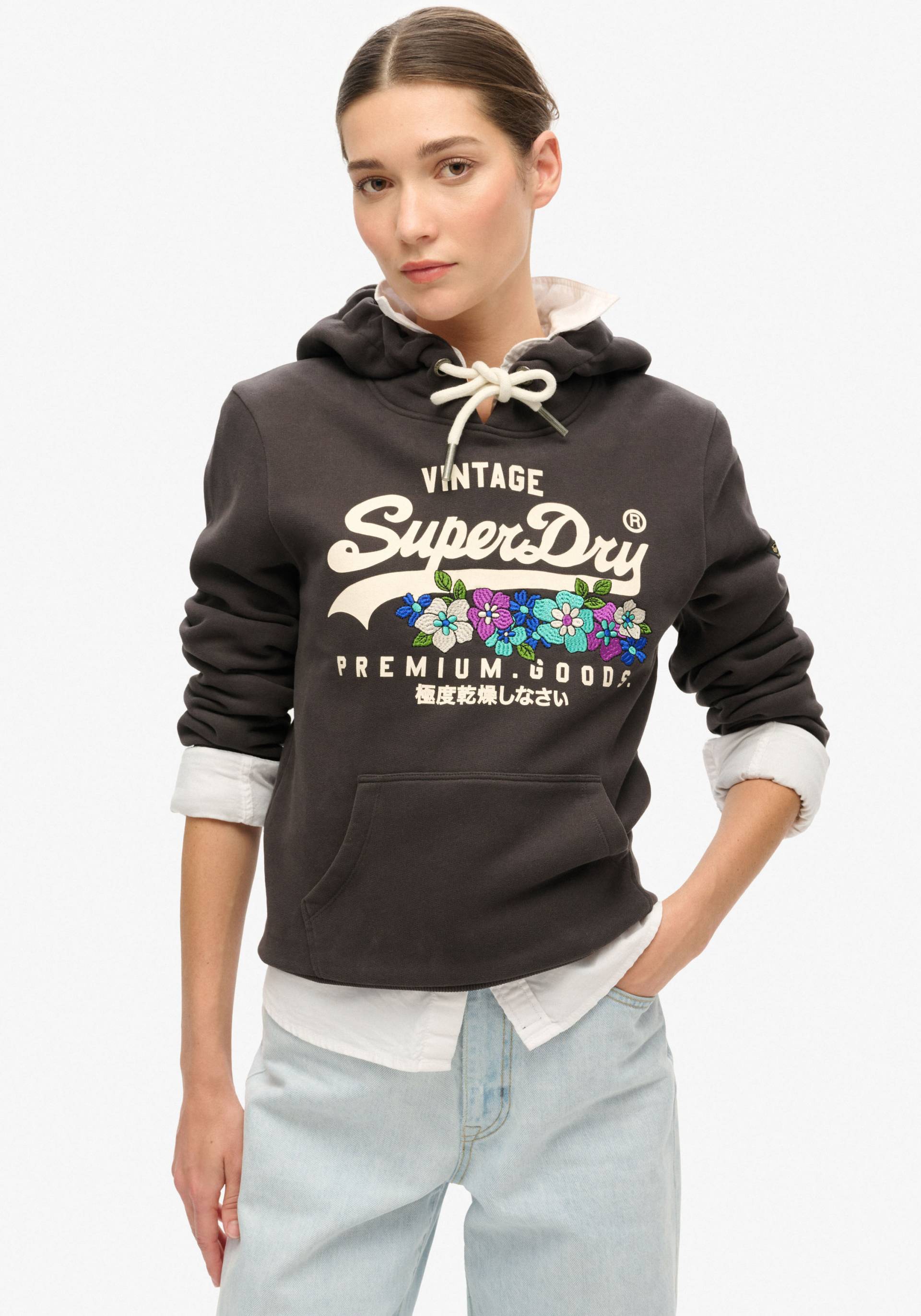 Superdry Kapuzensweatshirt »VINTAGE VL PREM G FLORAL HOOD« von Superdry