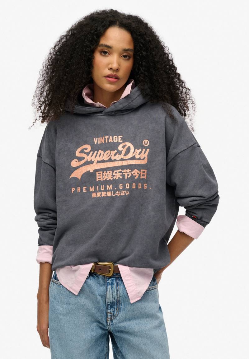 Superdry Kapuzensweatshirt »VL METALLIC RELAXED HOOD« von Superdry