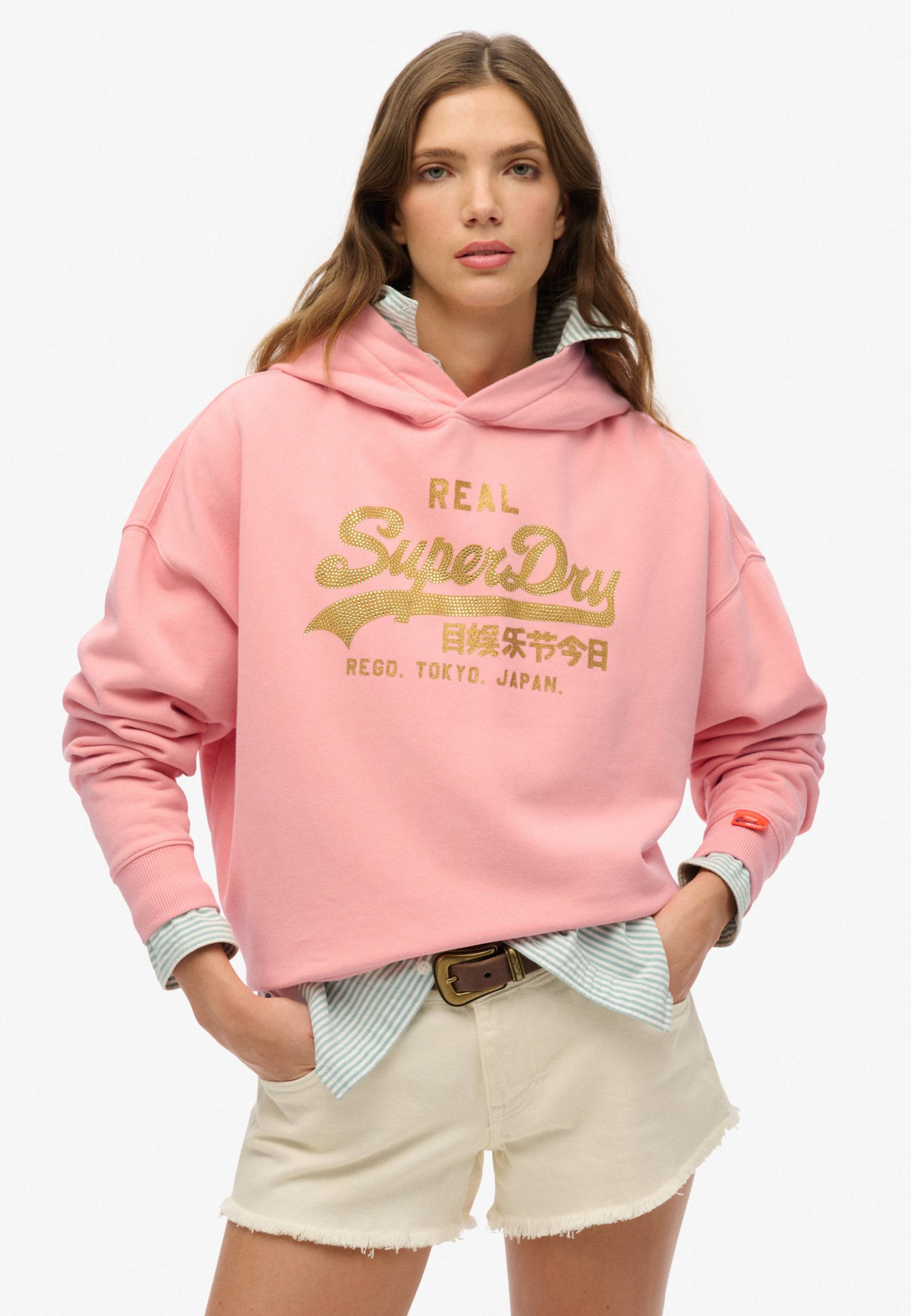 Superdry Kapuzensweatshirt »VL RHINESTONE RELAXED HOOD« Superdry Kapuzensweatshirt »VL RHINESTONE RELAXED HOOD« von Superdry
