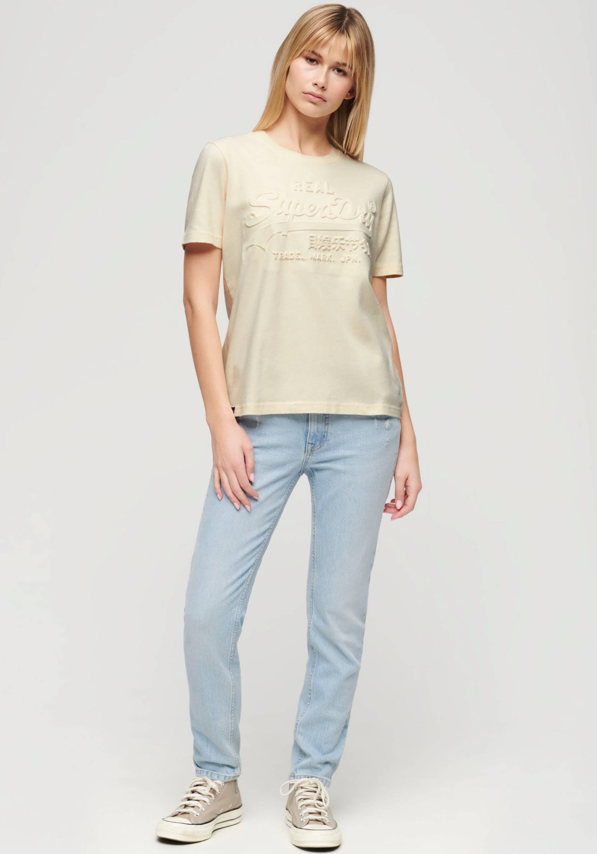 Superdry Kurzarmshirt »EMBOSSED VL RELAXED T SHIRT« von Superdry