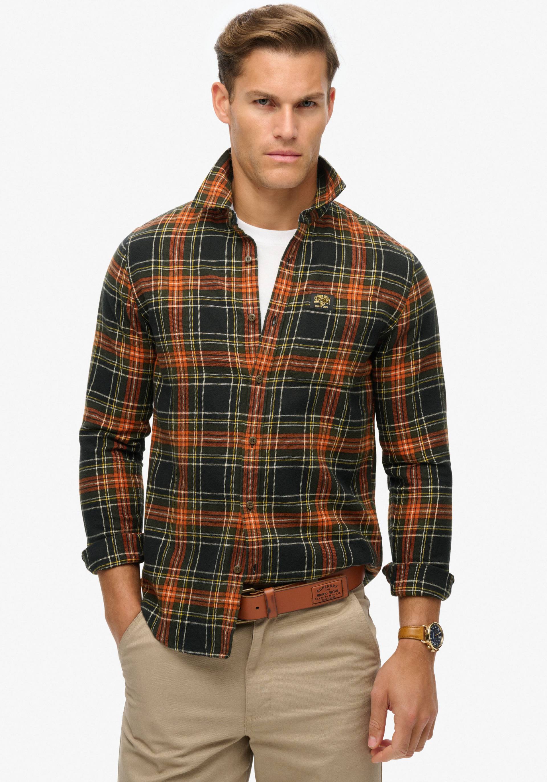 Superdry Langarmhemd »Organic Cotton Lumberjack Check Shirt« Superdry Langarmhemd »Organic Cotton Lumberjack Check Shirt« von Superdry