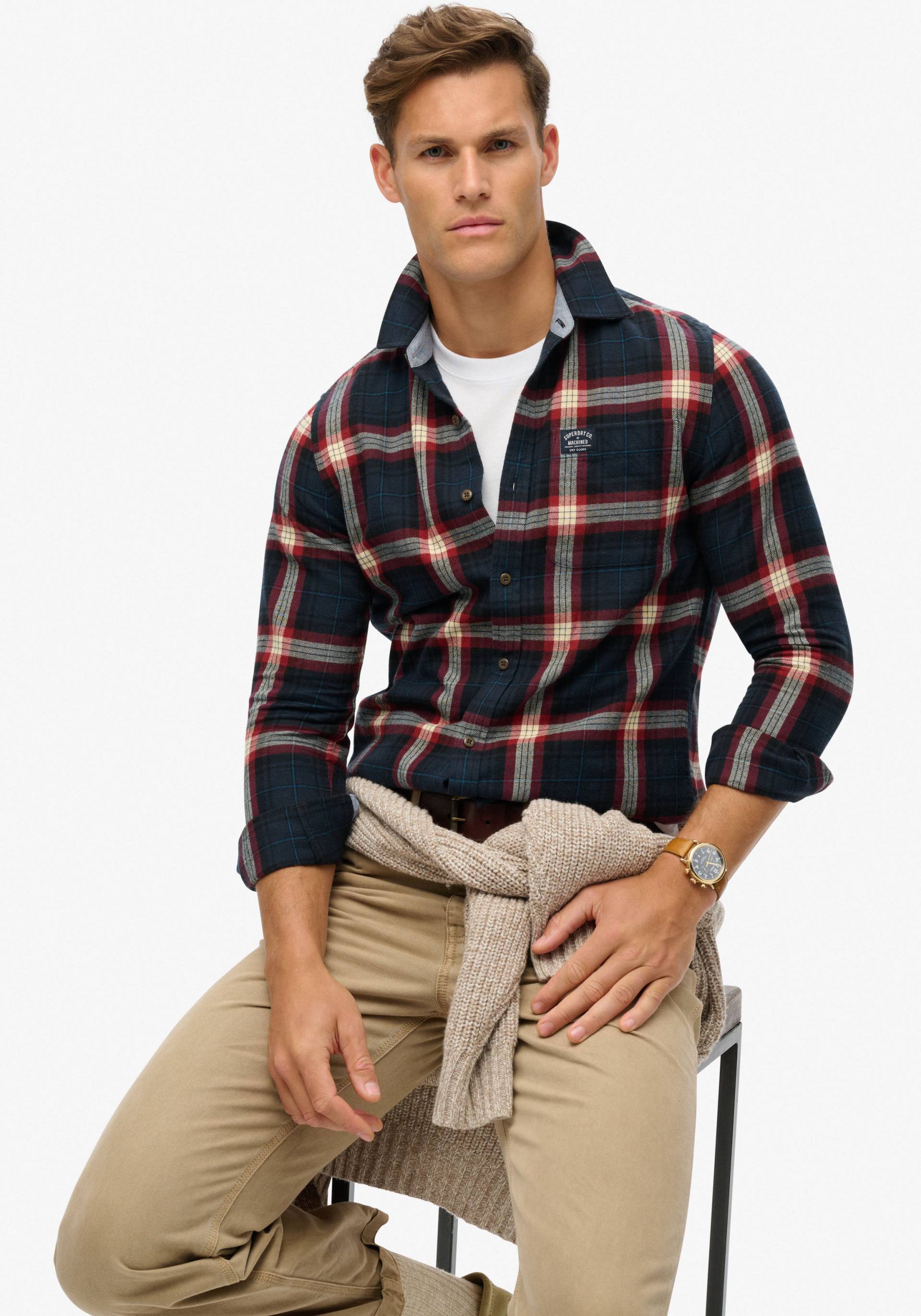 Superdry Langarmhemd »Organic Cotton Lumberjack Check Shirt« von Superdry