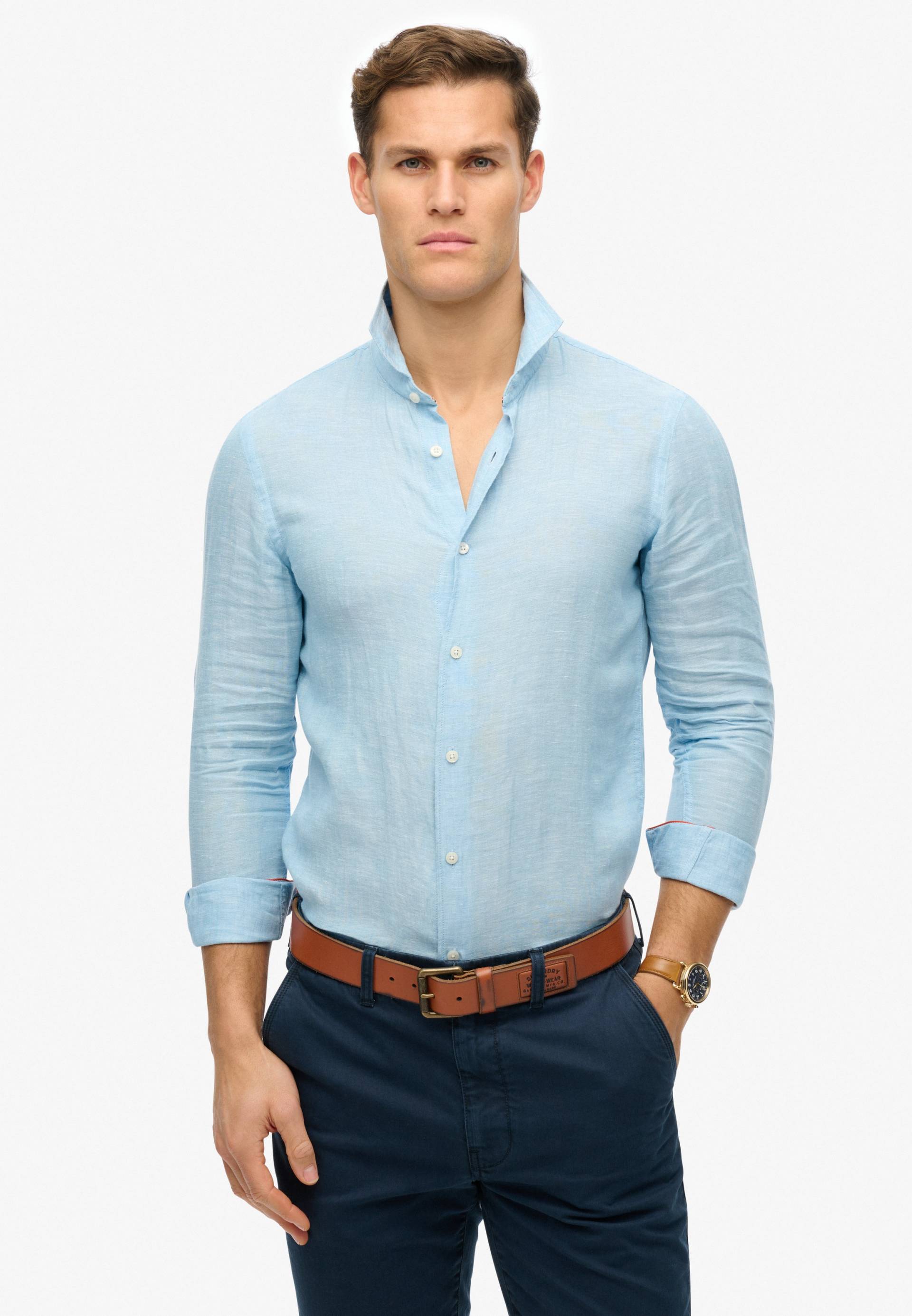Superdry Langarmhemd »VACATION L/S LINEN SHIRT« von Superdry