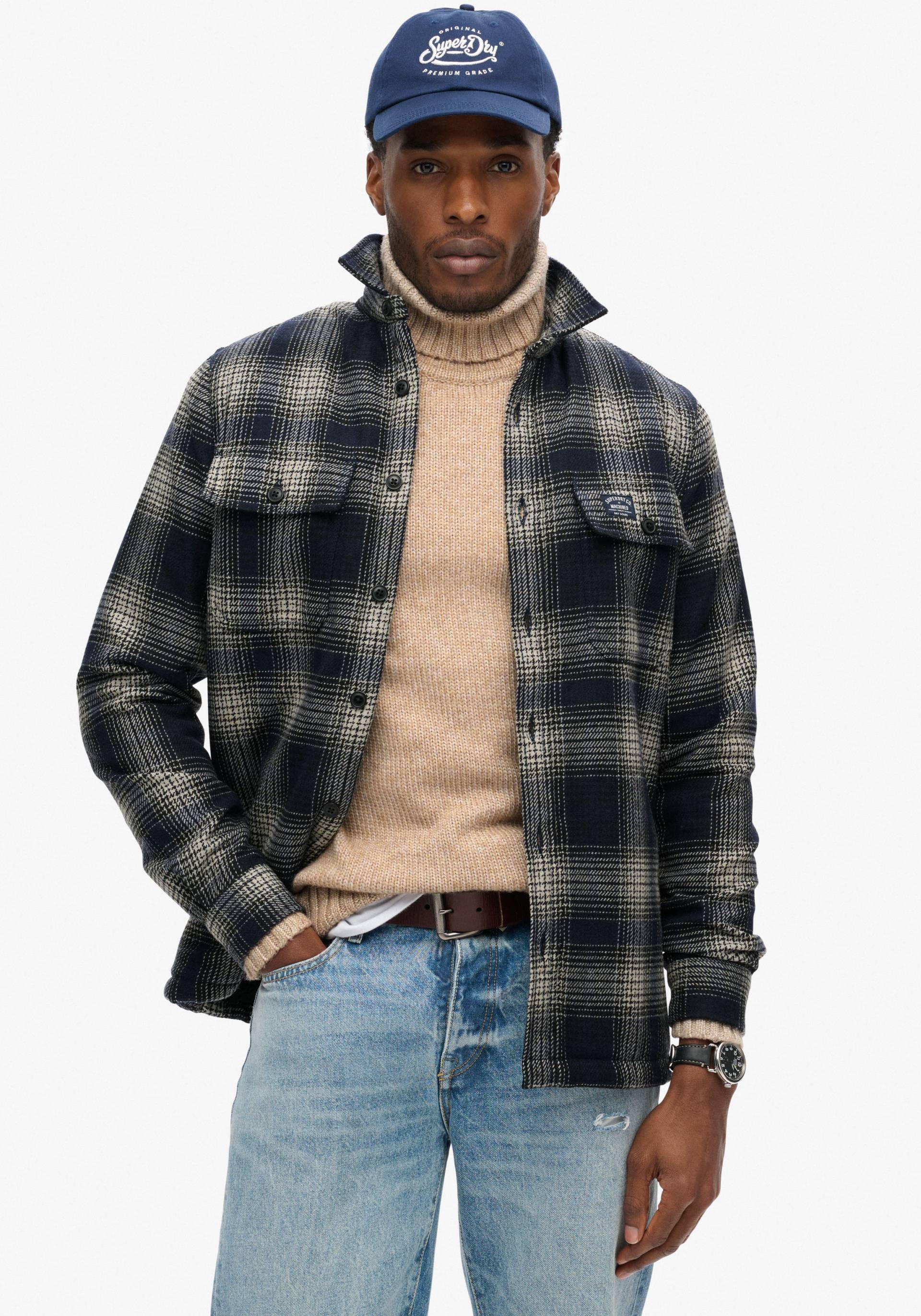 Superdry Langarmhemd »Wool Miller Overshirt« Superdry Langarmhemd »Wool Miller Overshirt« von Superdry