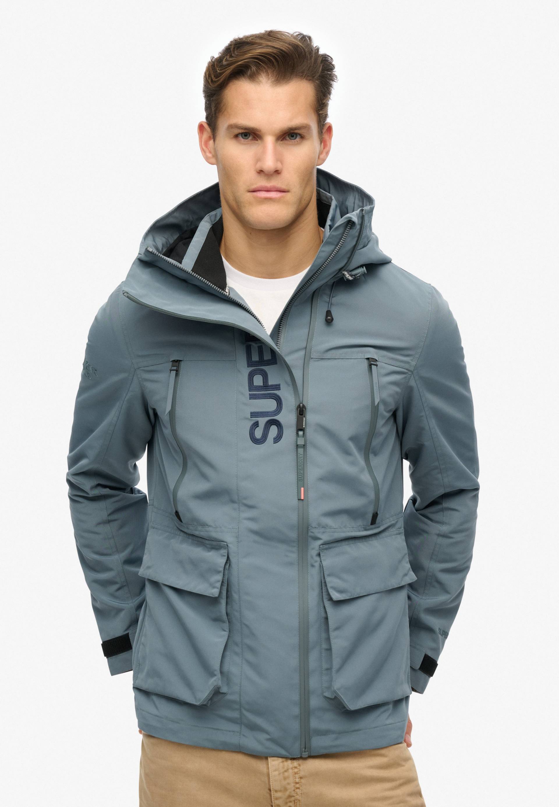 Superdry Outdoorjacke »HOOD ULTIMATE EMB WINDBREAKER«, ohne Kapuze Superdry Outdoorjacke »HOOD ULTIMATE EMB WINDBREAKER«, ohne Kapuze von Superdry