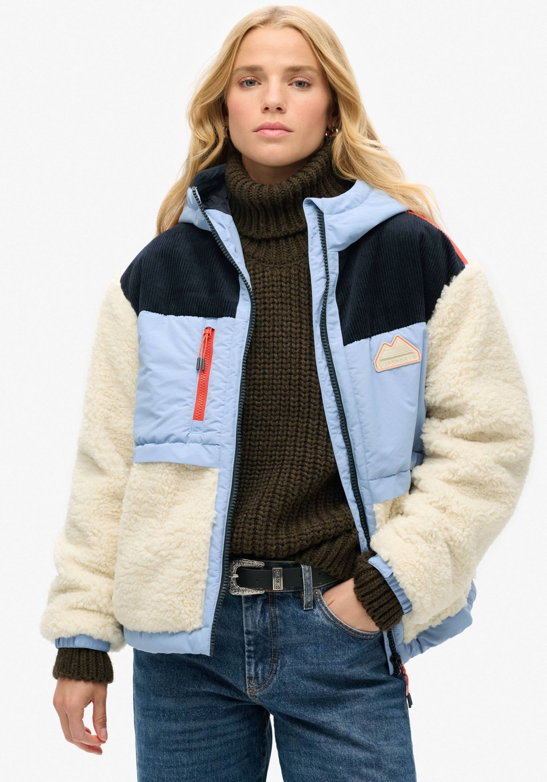 Superdry Parka »HOODED FLEECE JACKET«, mit Kapuze Superdry Parka »HOODED FLEECE JACKET«, mit Kapuze von Superdry