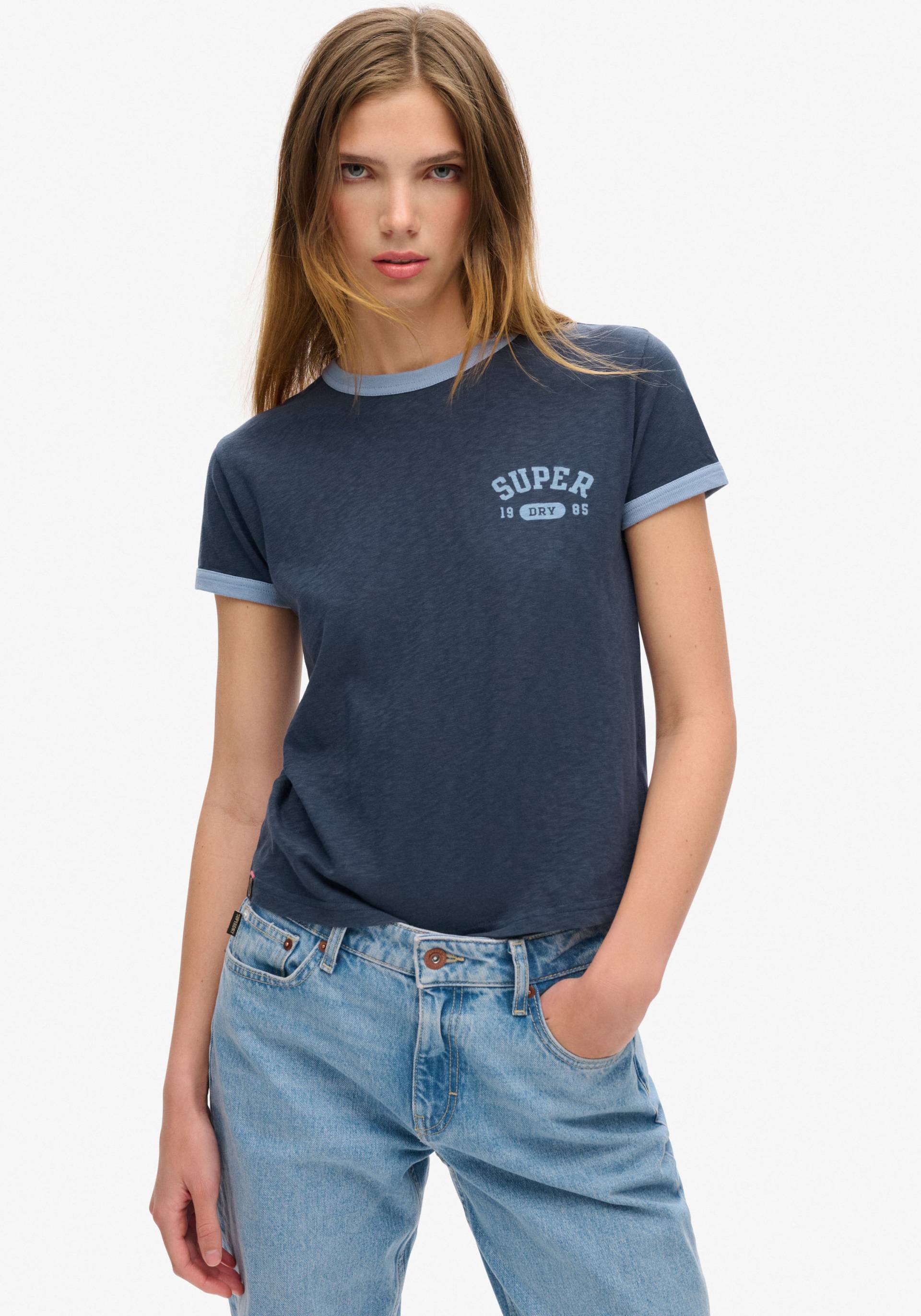 Superdry Print-Shirt »ATHLETIC RINGER FITTED TSHIRT« Superdry Print-Shirt »ATHLETIC RINGER FITTED TSHIRT« von Superdry